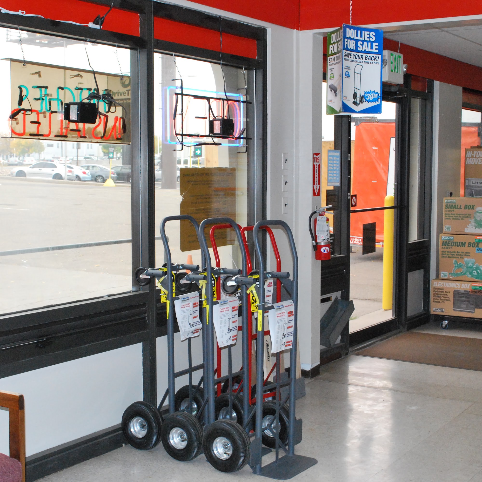 Moving Supplies at U-Haul