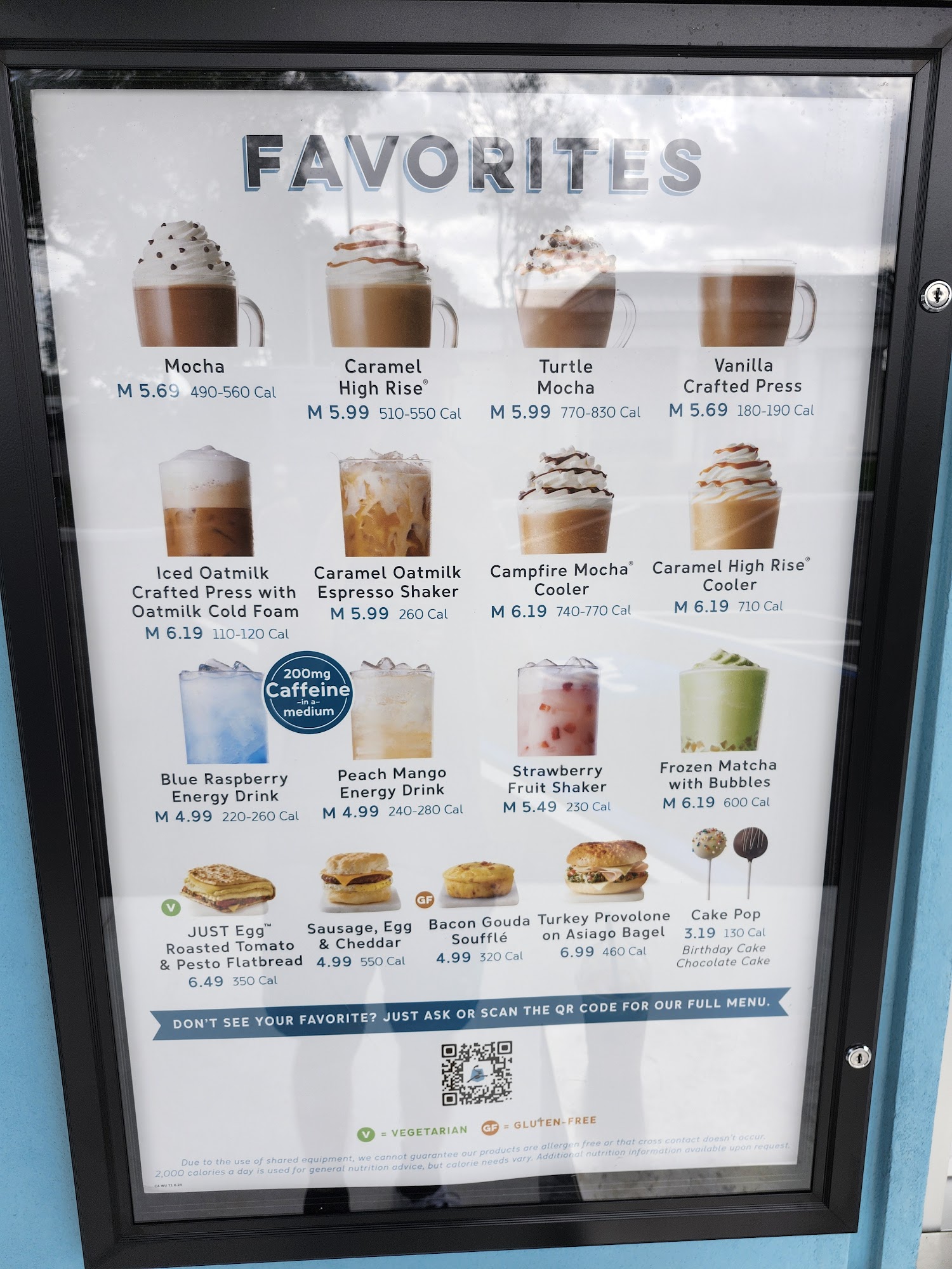 Caribou Coffee Menu