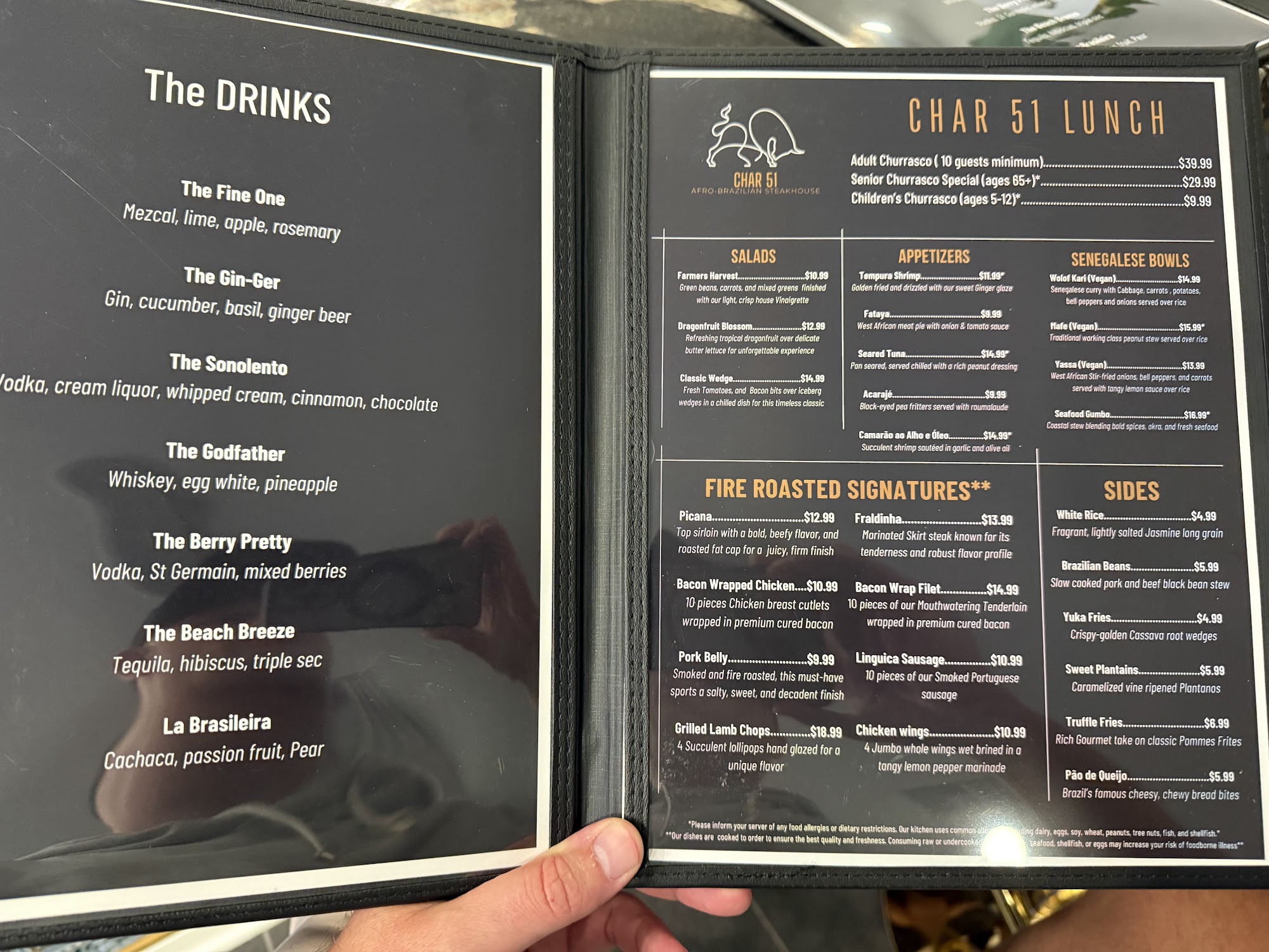 Char 51 Menu