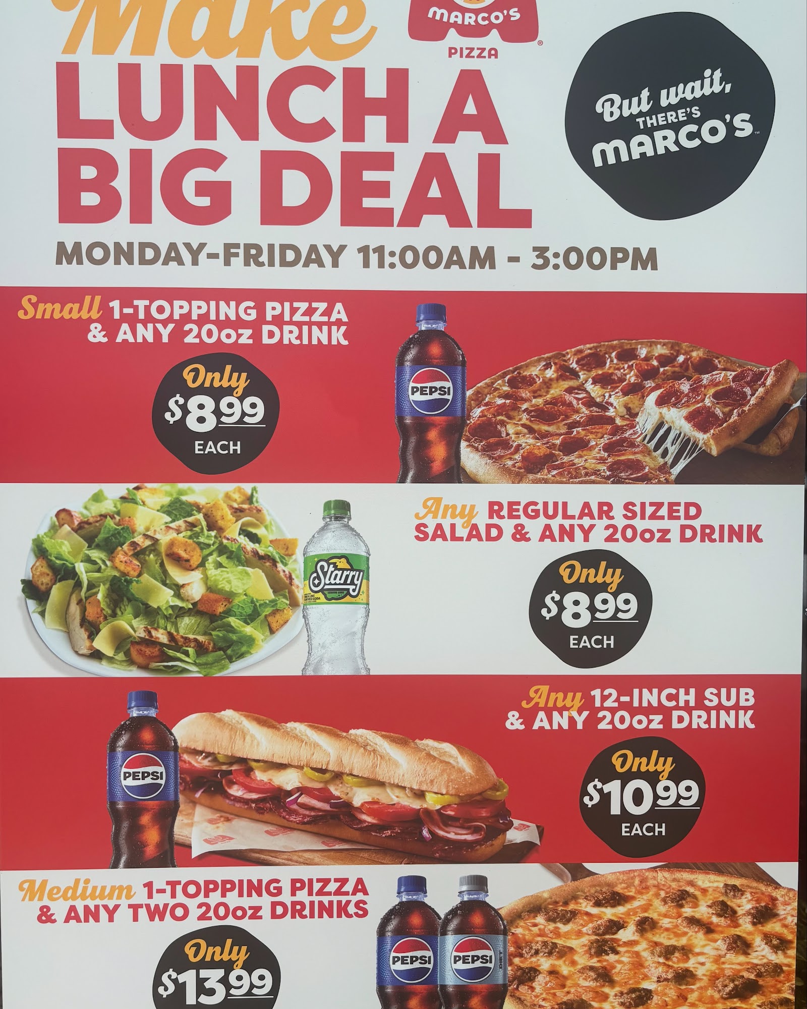 Marco's Pizza Menu