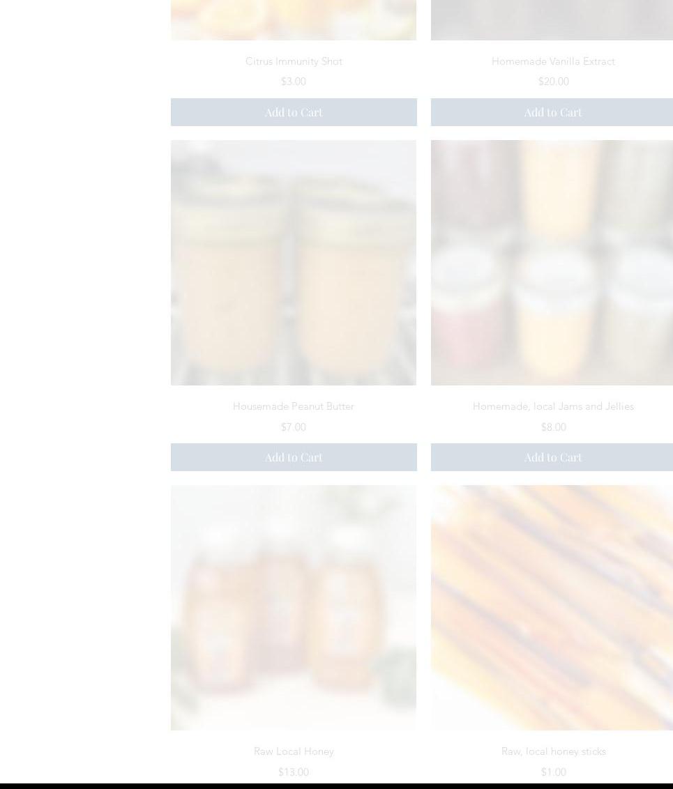 The Elderberry Fairy, LLC Menu