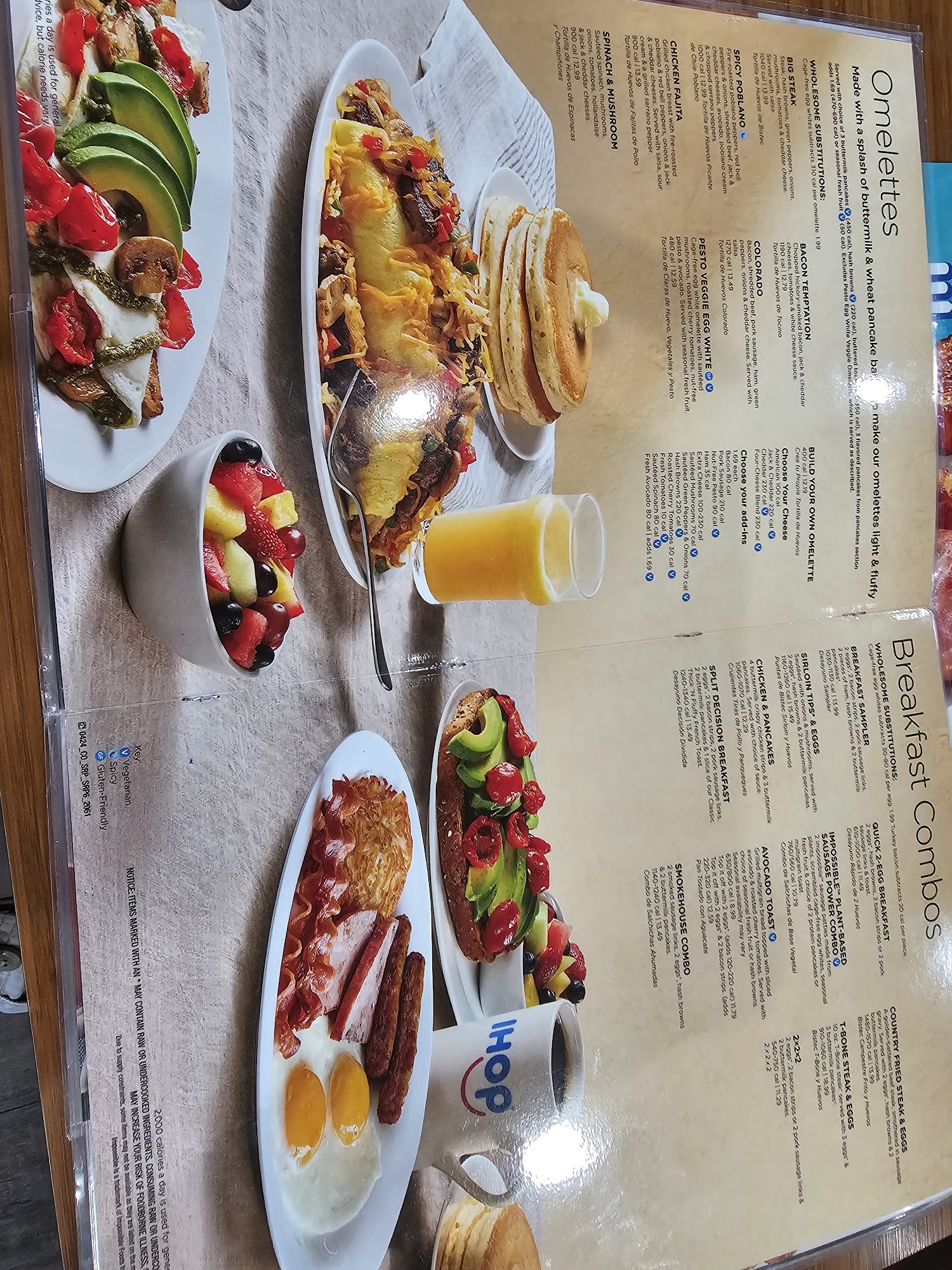 IHOP Menu