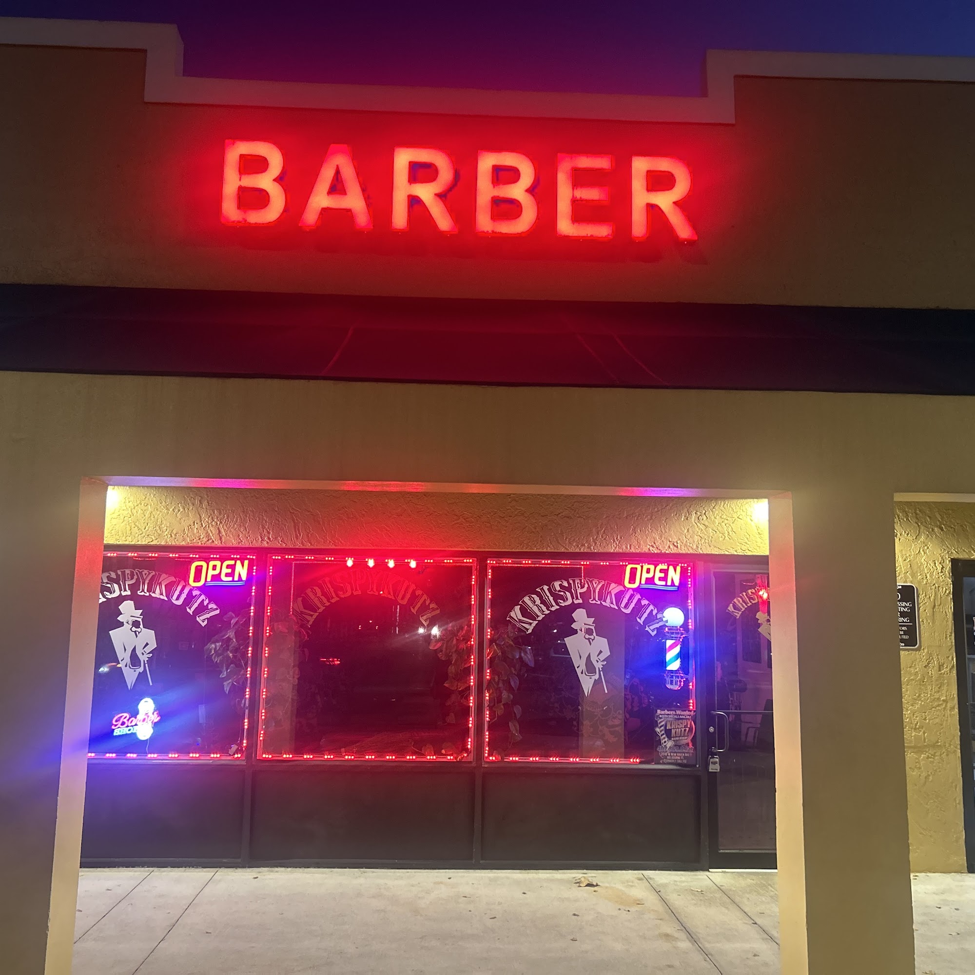 KRISPYKUTZ UPSCALE BARBERSHOP LOUNGE LLC 2249 W New Haven Ave, Melbourne Florida 32904