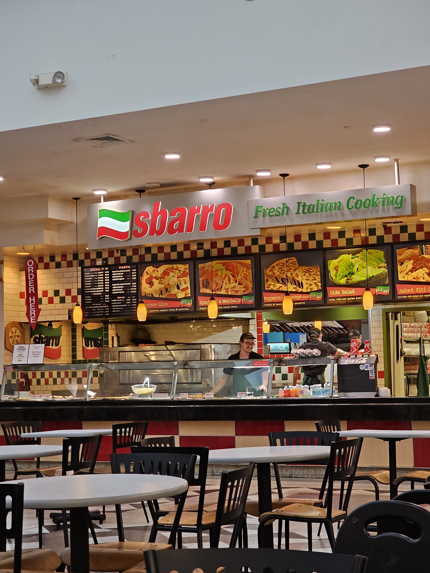 Sbarro Menu