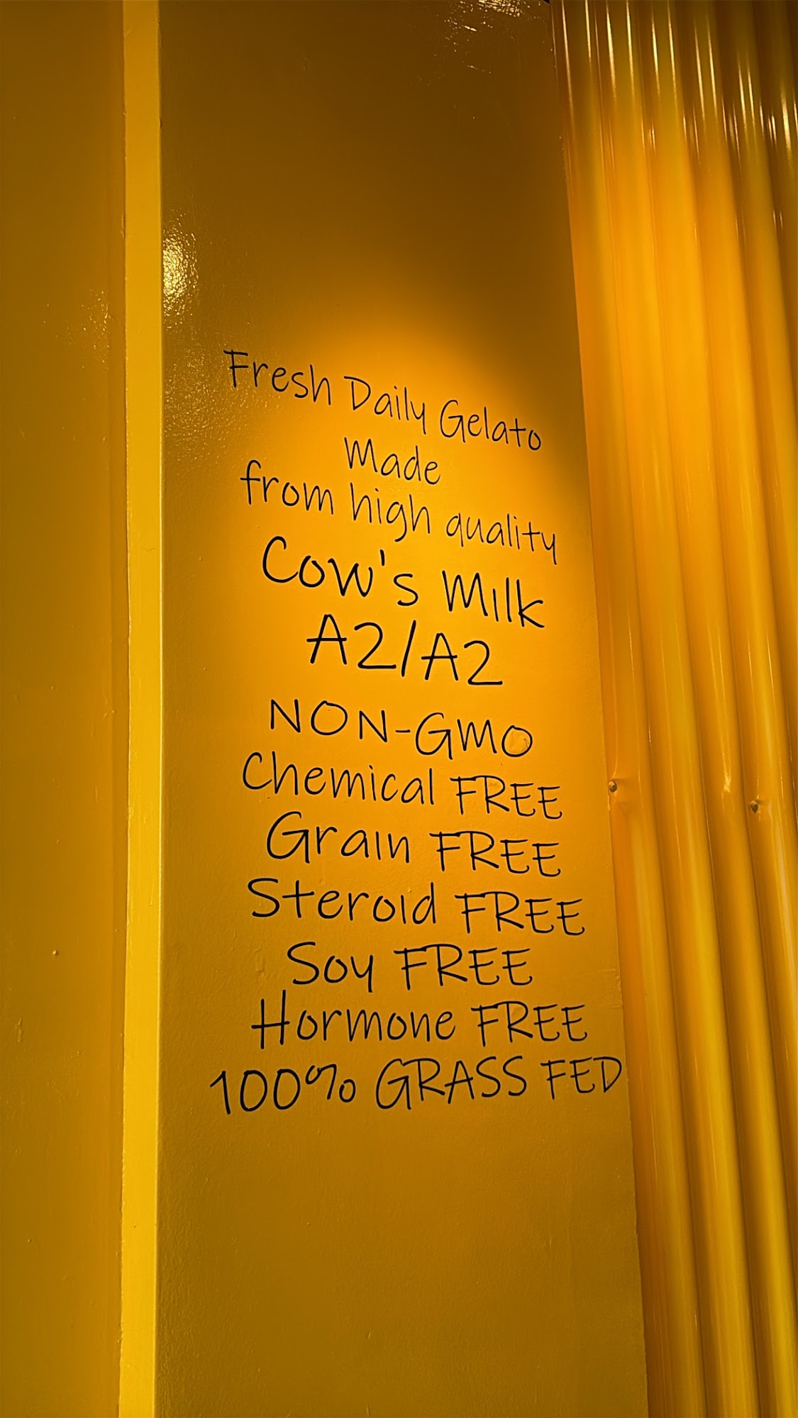 Davinci Gelato Lincoln Rd Menu