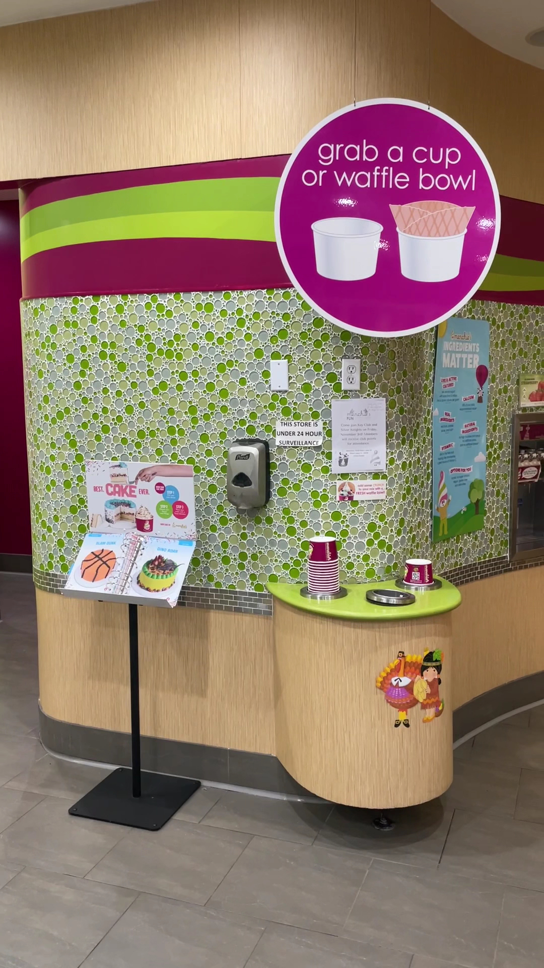 Menchie's Frozen Yogurt Menu