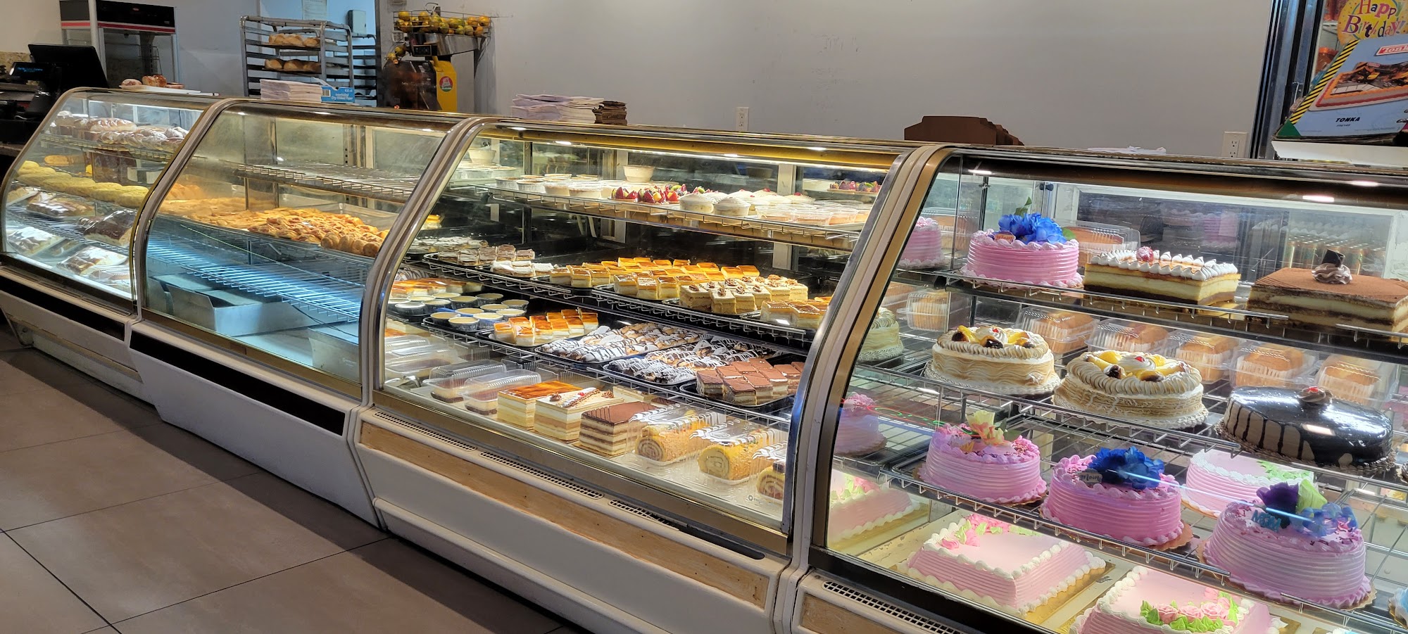 Party Cake Bakery Menu