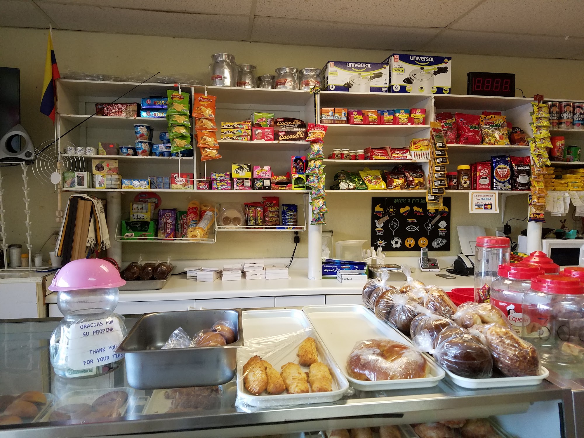 Orgullo Colombiano Menu