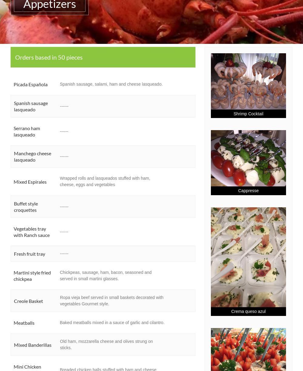 Food by DN Corp Menu