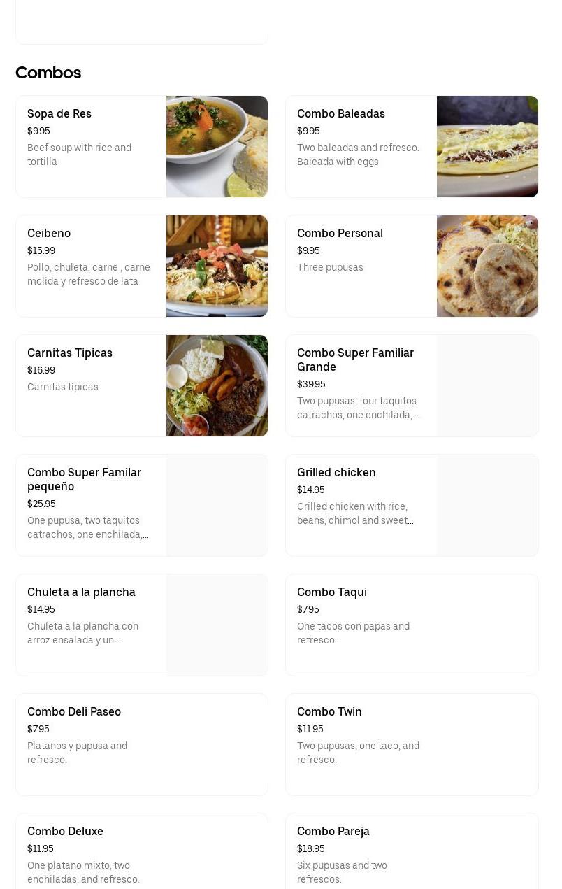 Gari Maria Restaurant. Menu