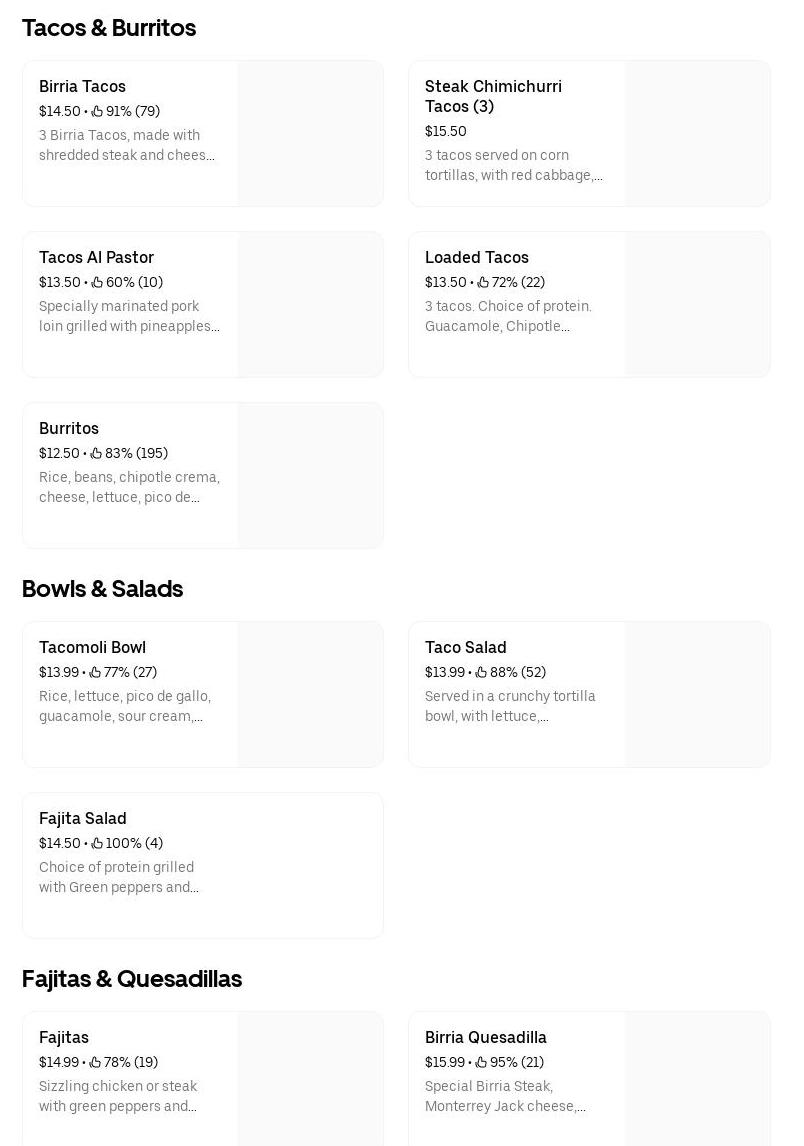 Arroz Con Mango Kitchen Menu