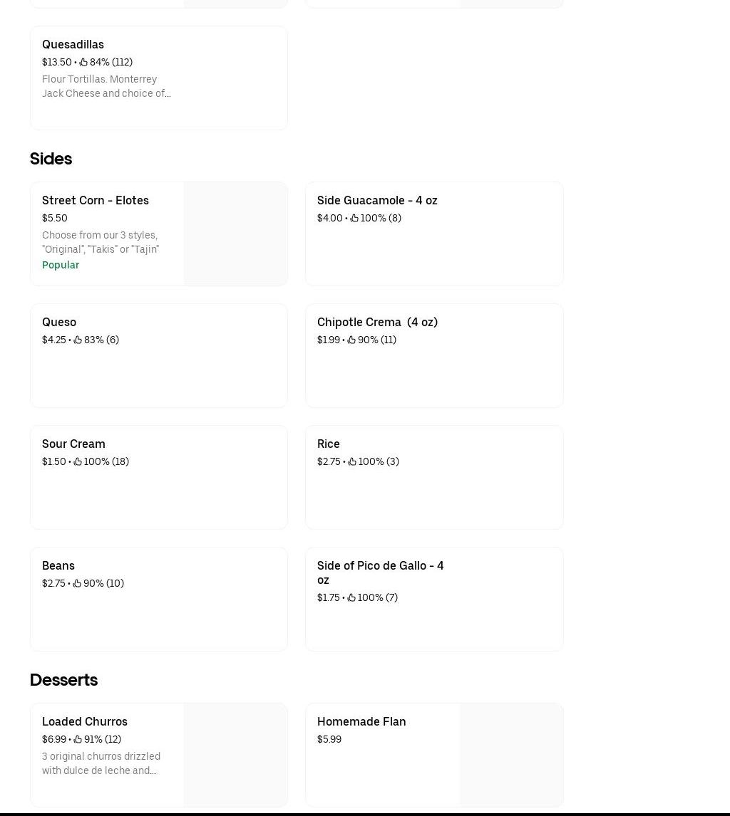 Arroz Con Mango Kitchen Menu