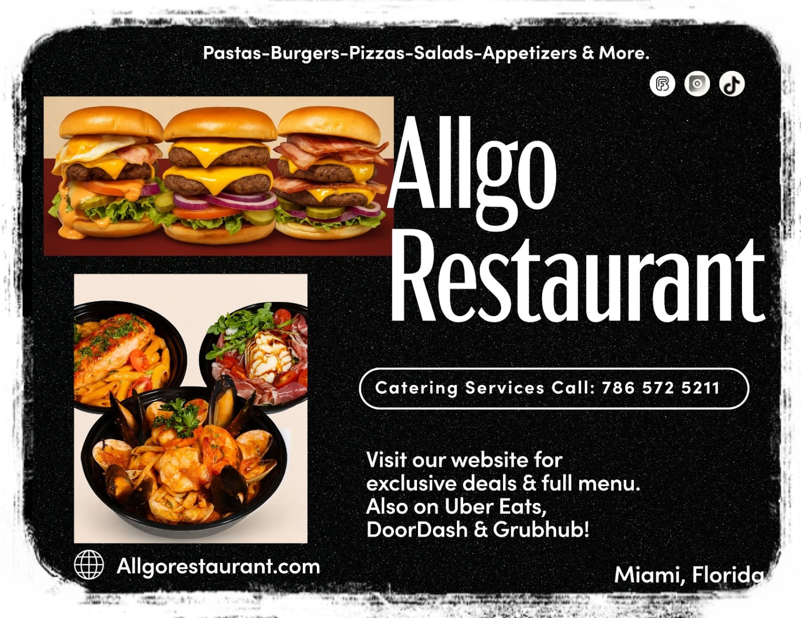 Allgo restaurant Menu
