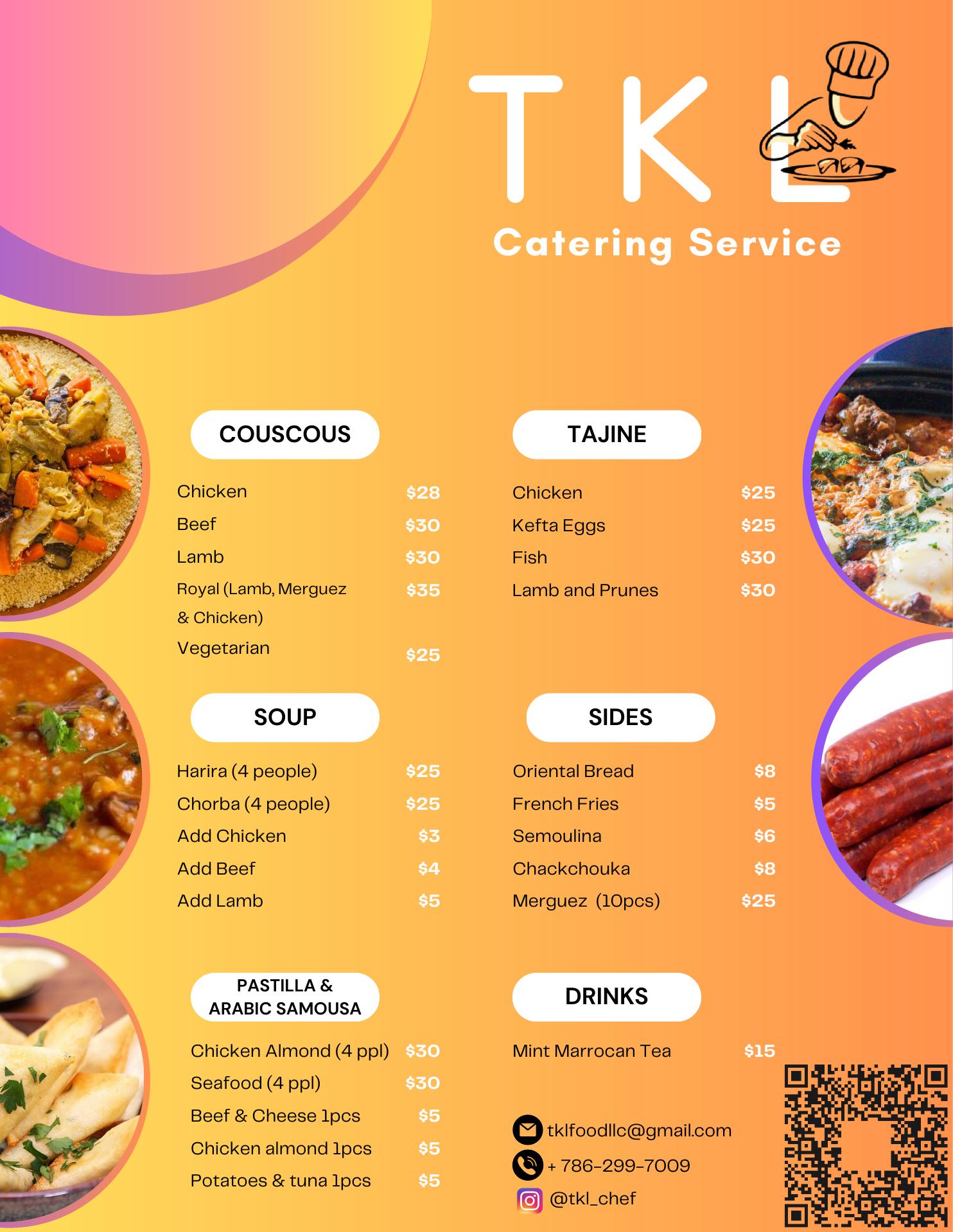 Tkl Lobster & Burger Miami Menu