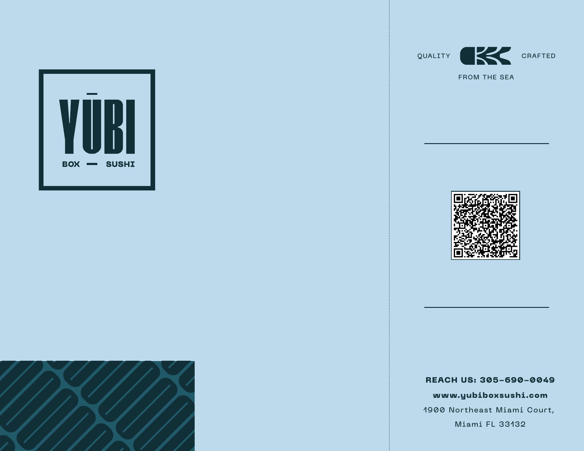 Yubi Box Sushi & Catering Menu