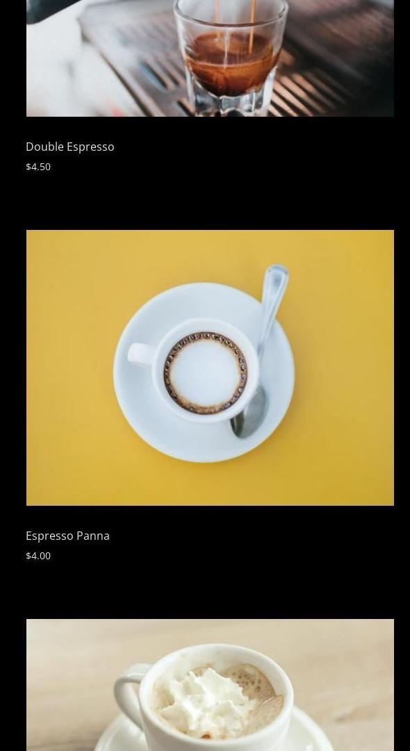 Sky Coffee Buenos Aires Menu