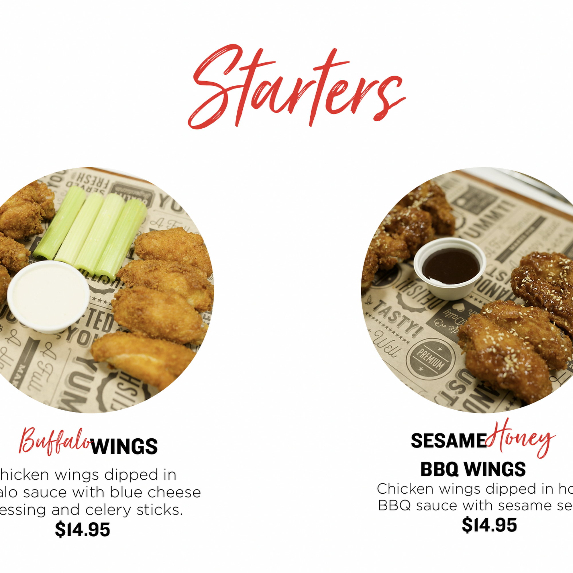 Chef Pepper us Menu