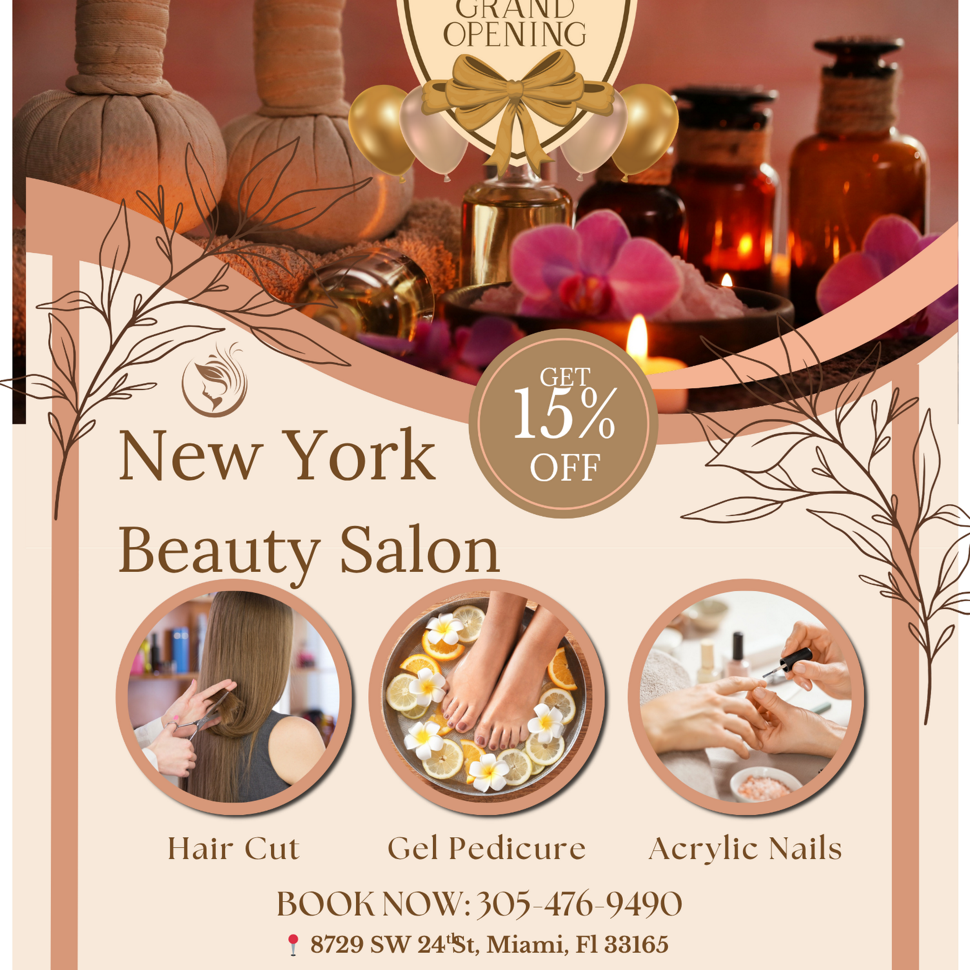 New York Nails 8729 SW 24th St, Miami, FL 33165