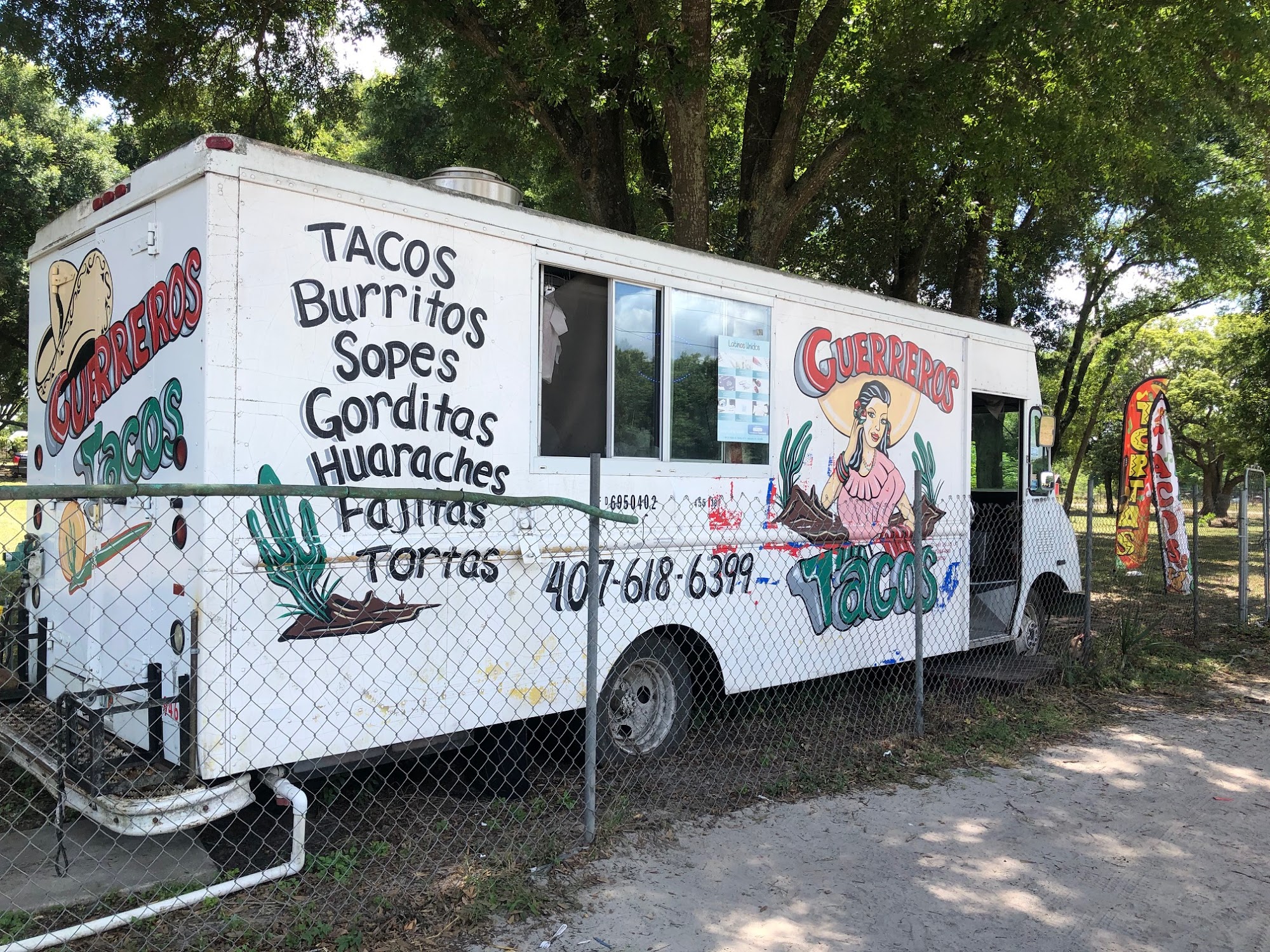 Guerreros Tacos Menu