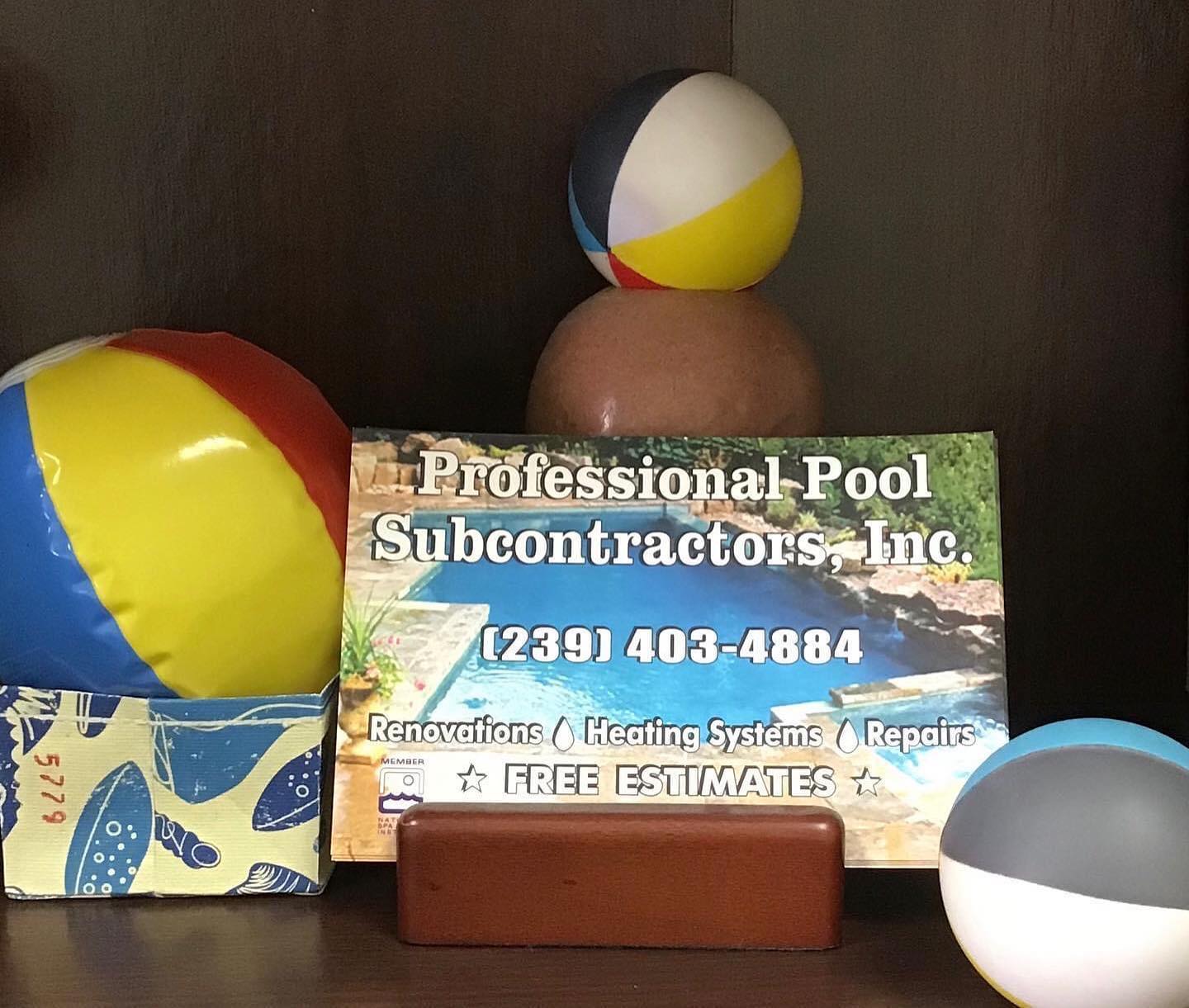 Professional Pool Subcontrs