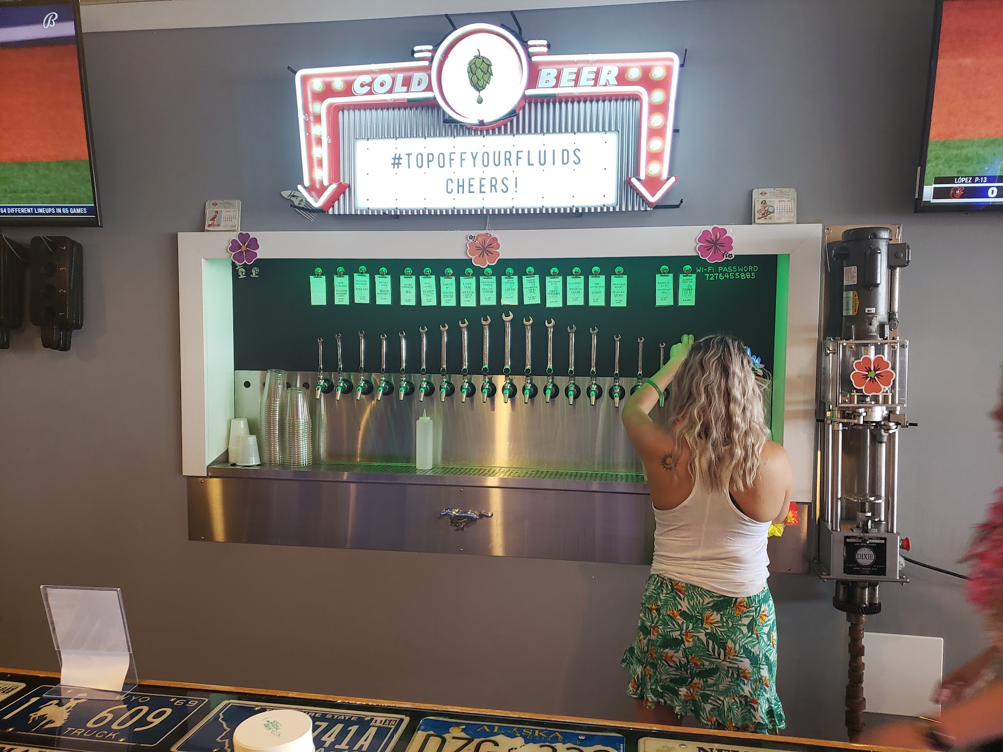 The Liquid Garage Brewing Co. Menu