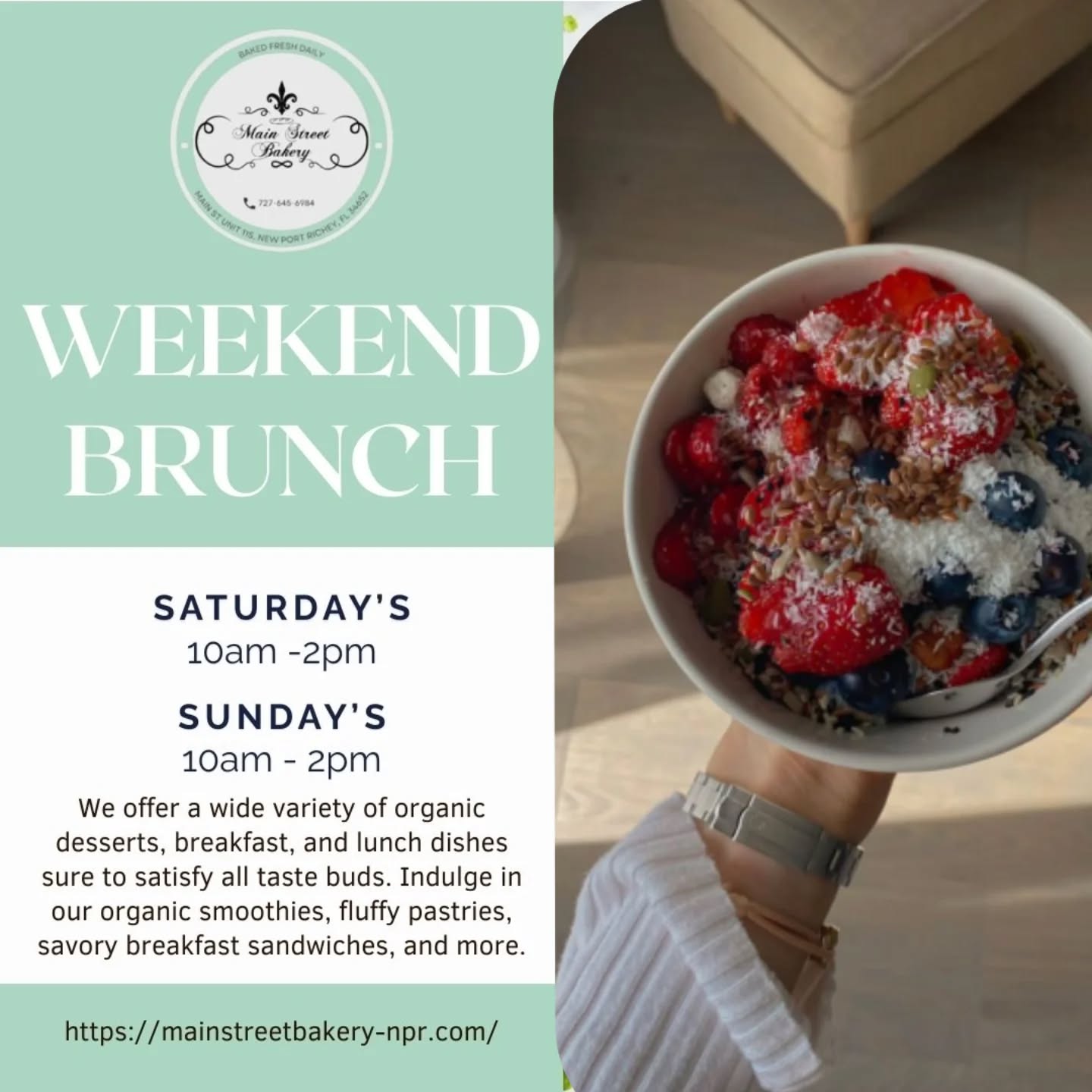 Main Street Bakery NPR New Port Richey