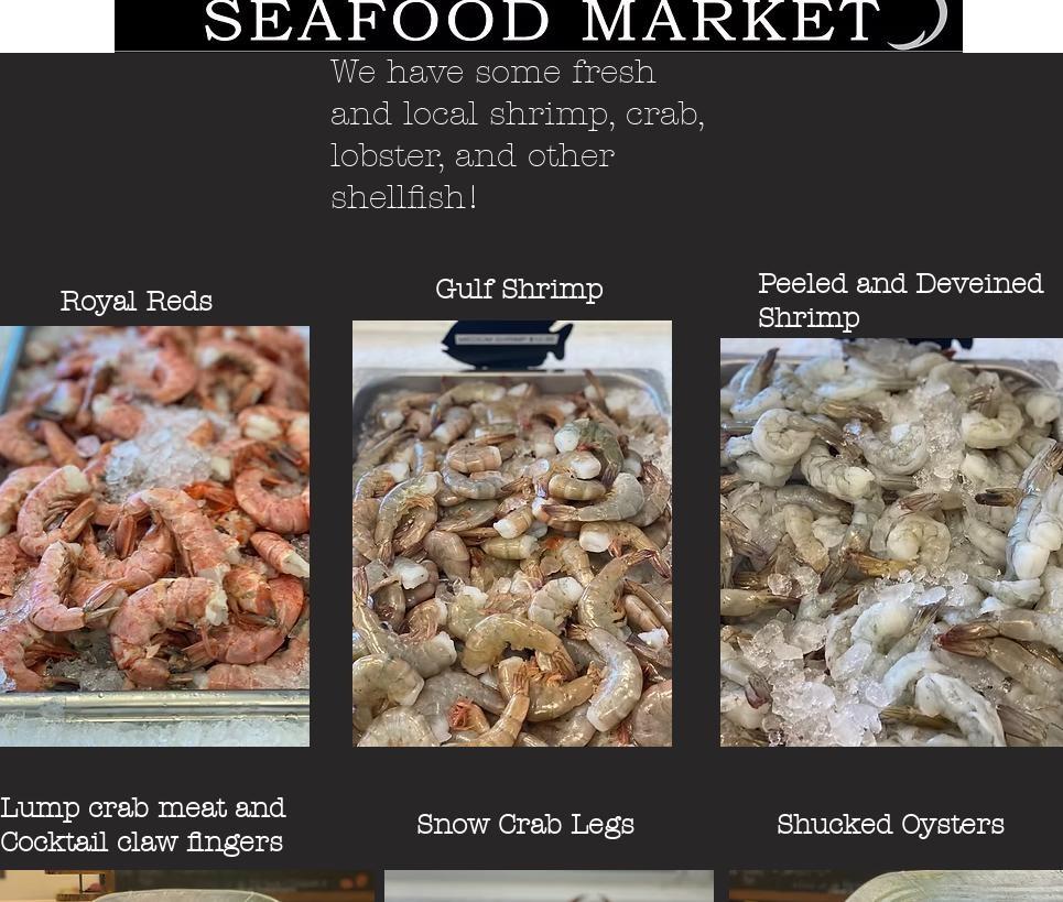Byrd's Seafood Market Menu