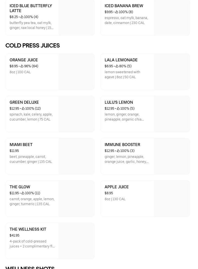 Wingmen Menu