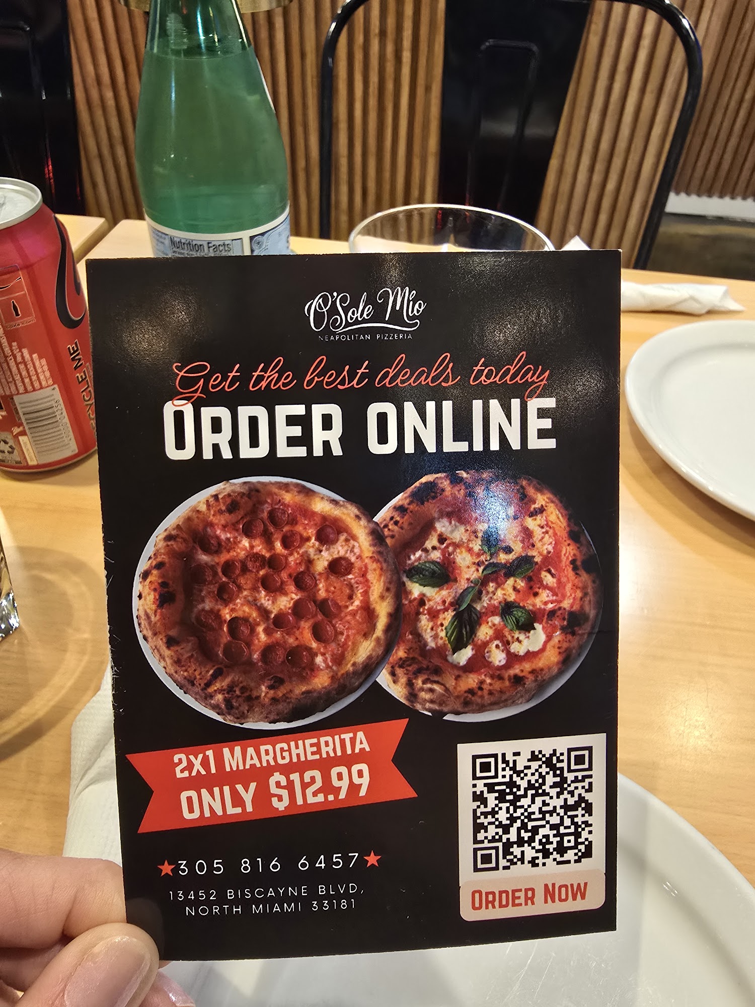 O’ Sole Mio Pizzeria Menu