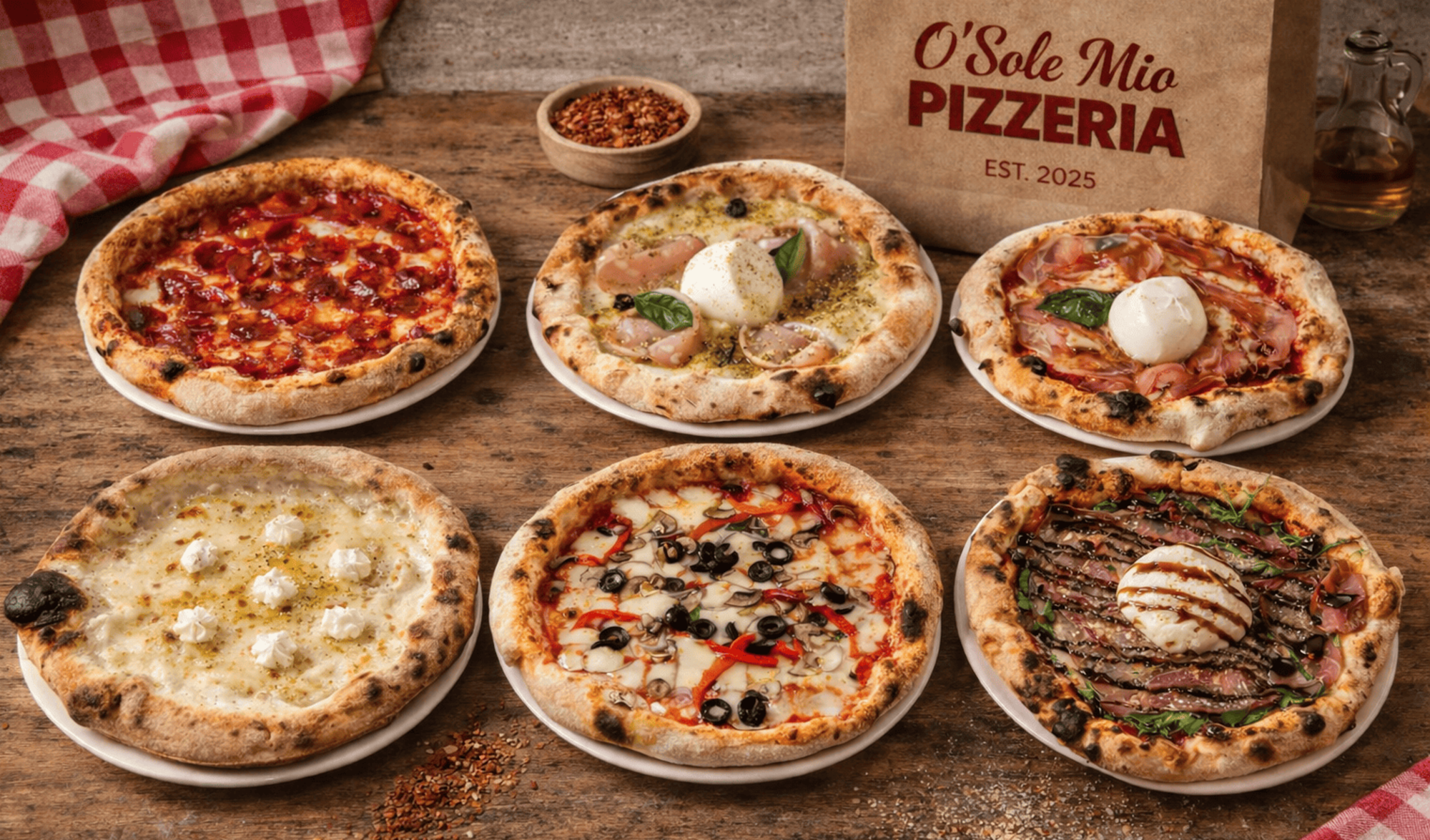 O’ Sole Mio Pizzeria Menu