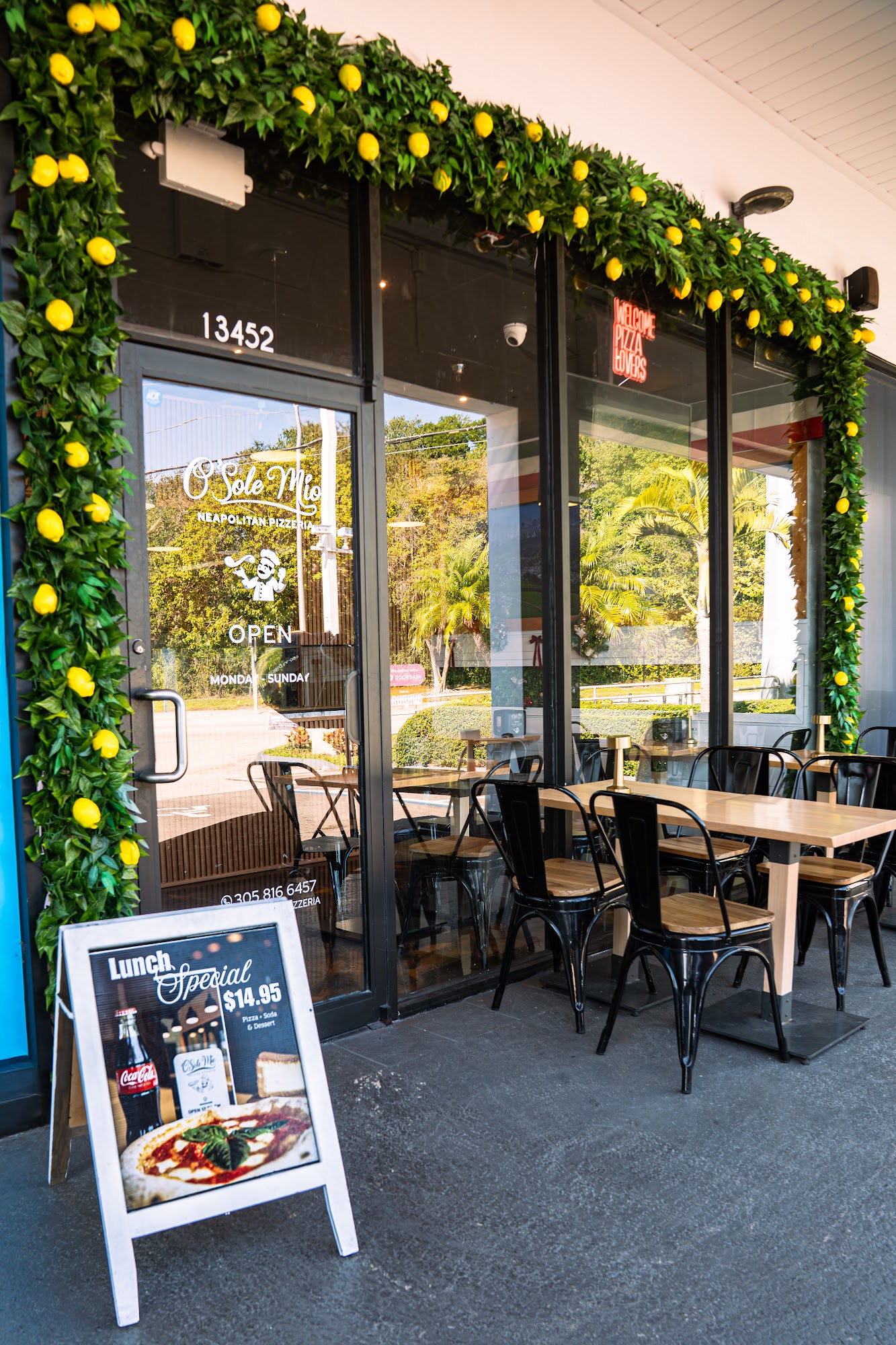 O’ Sole Mio Pizzeria Menu
