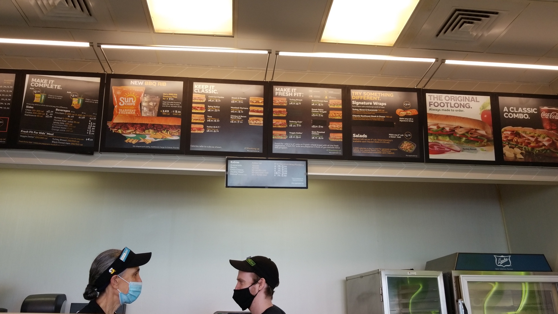 Subway Menu
