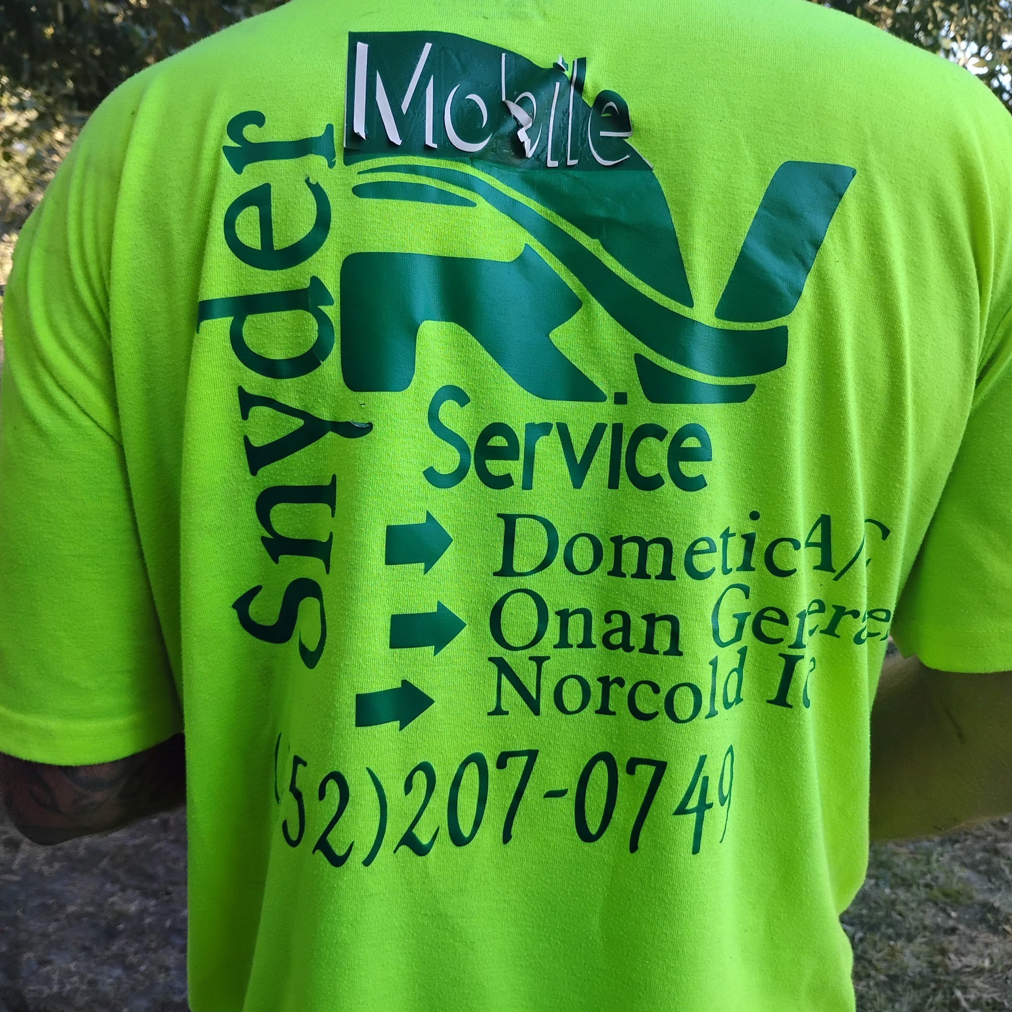 Snyder mobile RV service