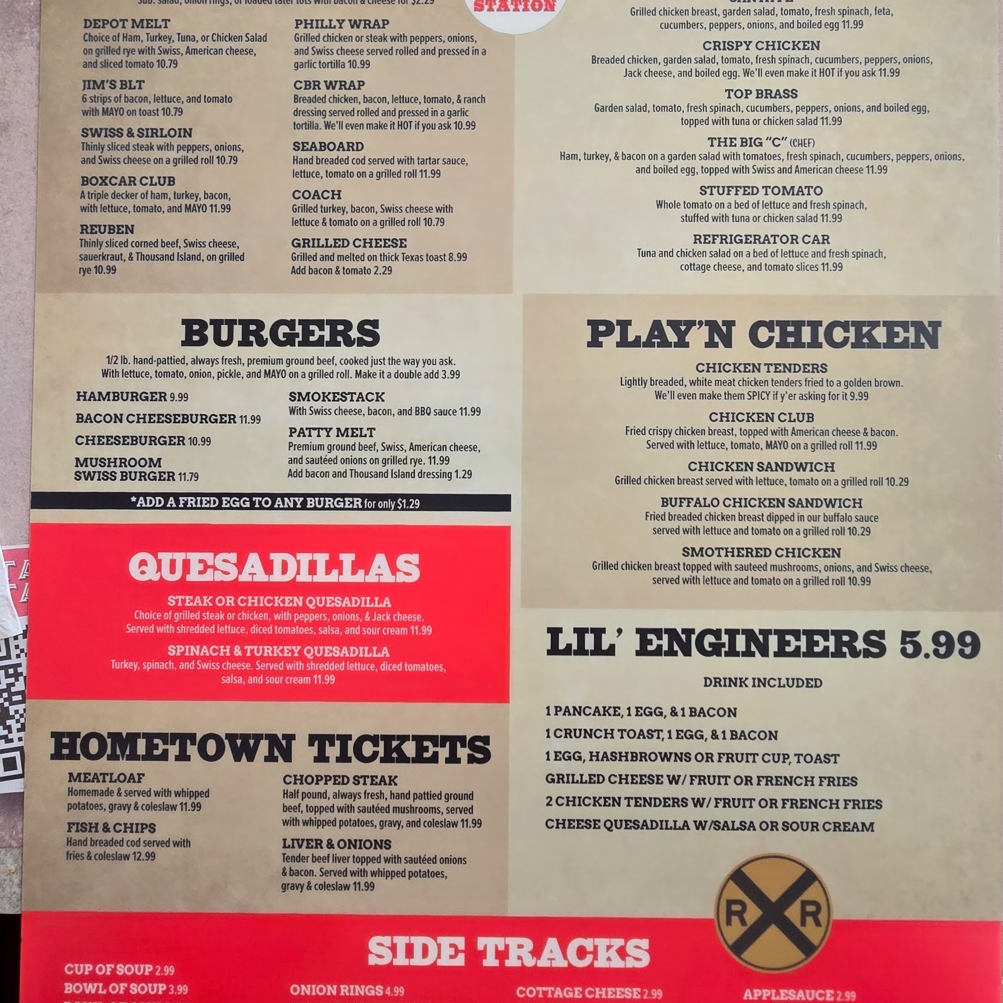 Breakfast Station Menu