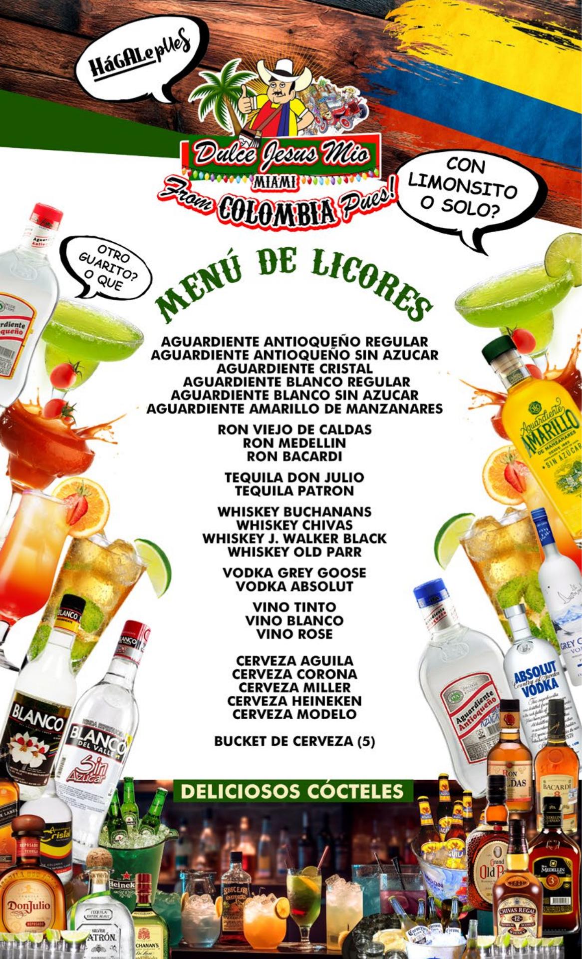 FONDA DULCE JESUS MIO OCALA Menu