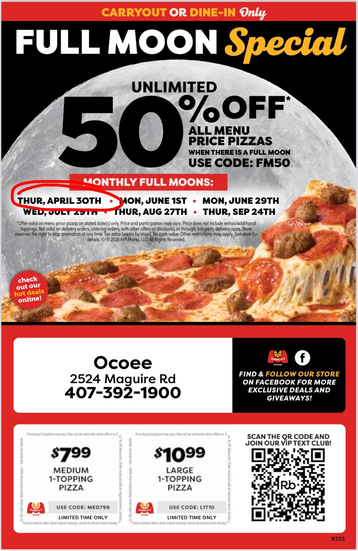 Marco's Pizza Ocoee