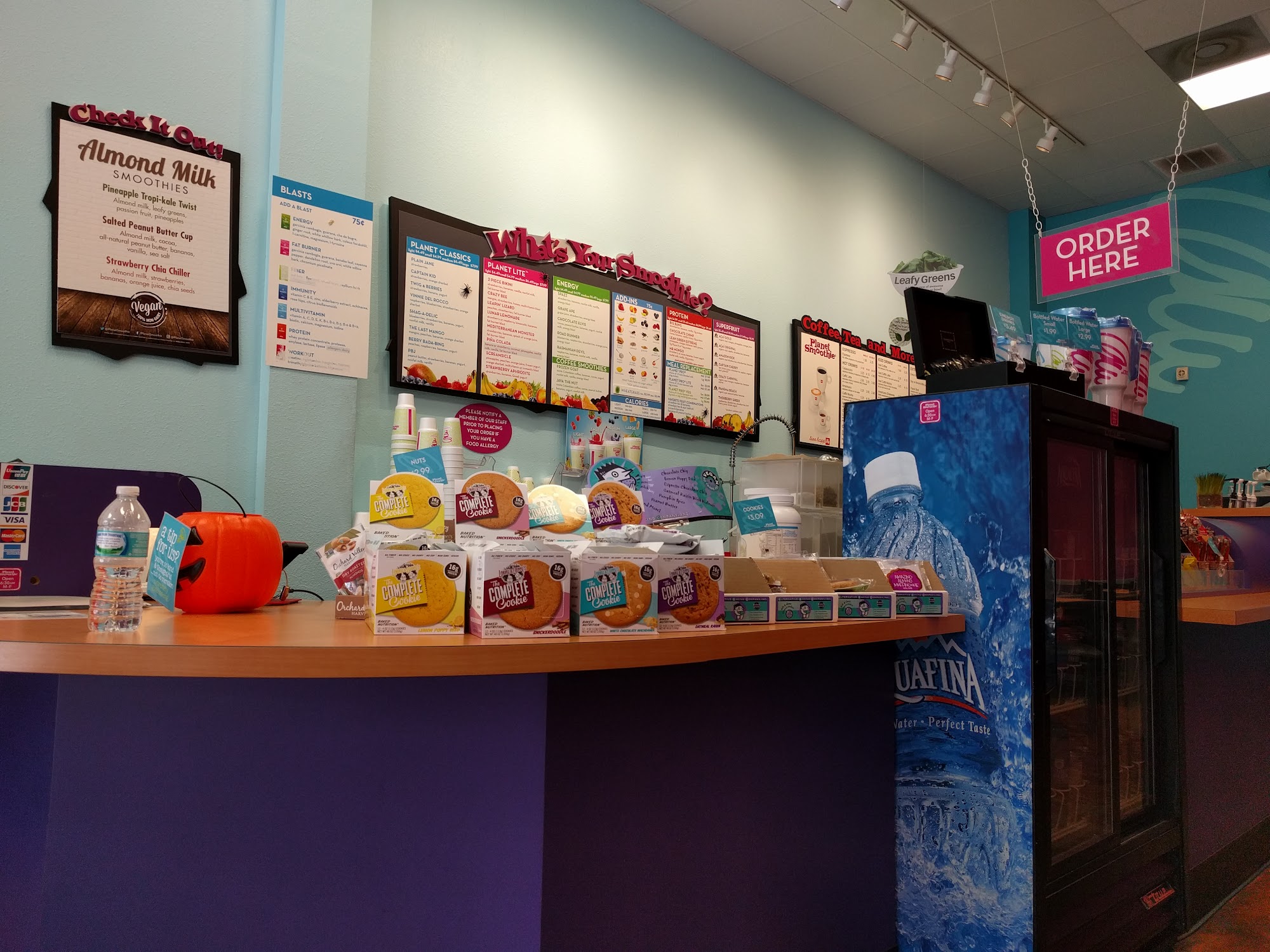 Planet Smoothie Menu