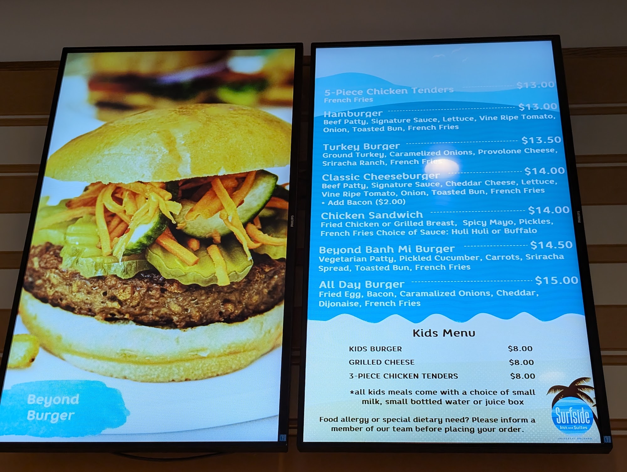 Beach Break Cafe Menu