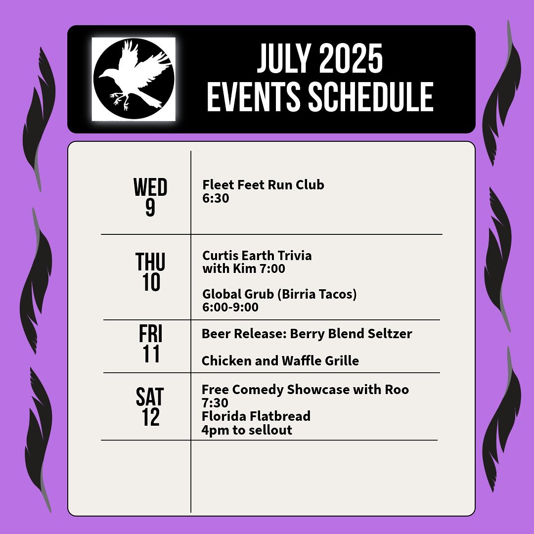 Twelve Talons Beerworks Menu