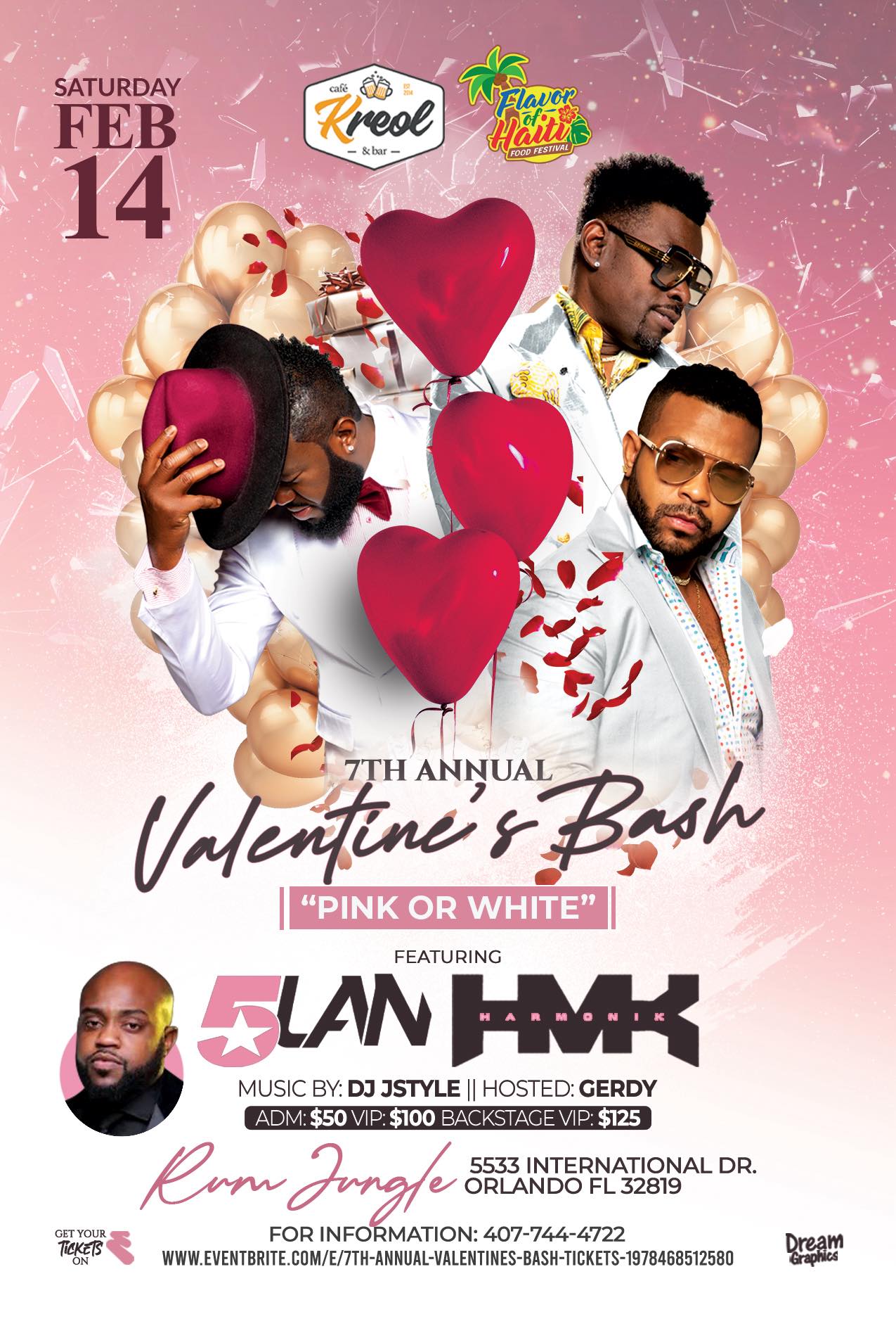 Cafe Kreole and Bar Menu