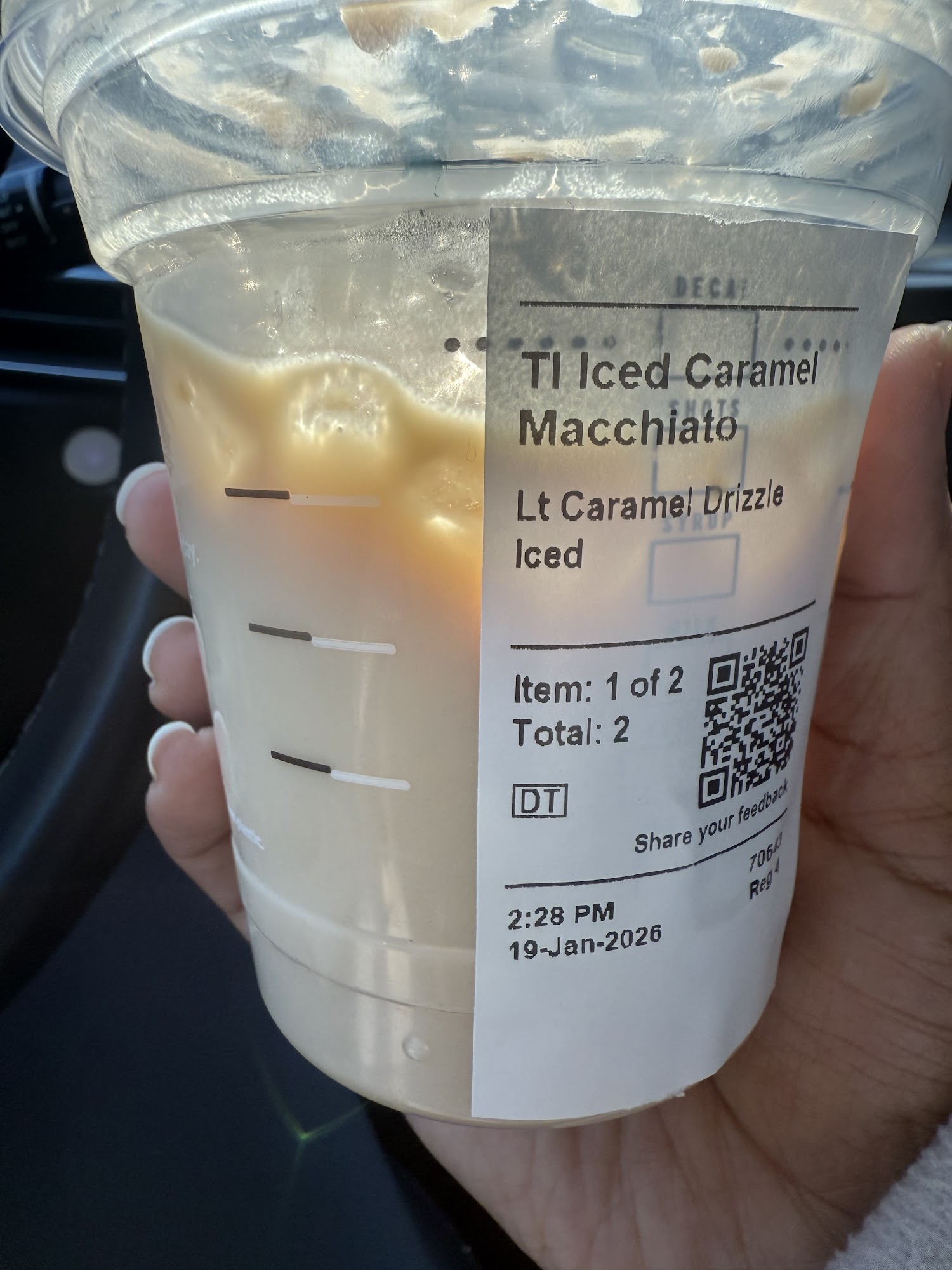 Starbucks Coffee Company Menu
