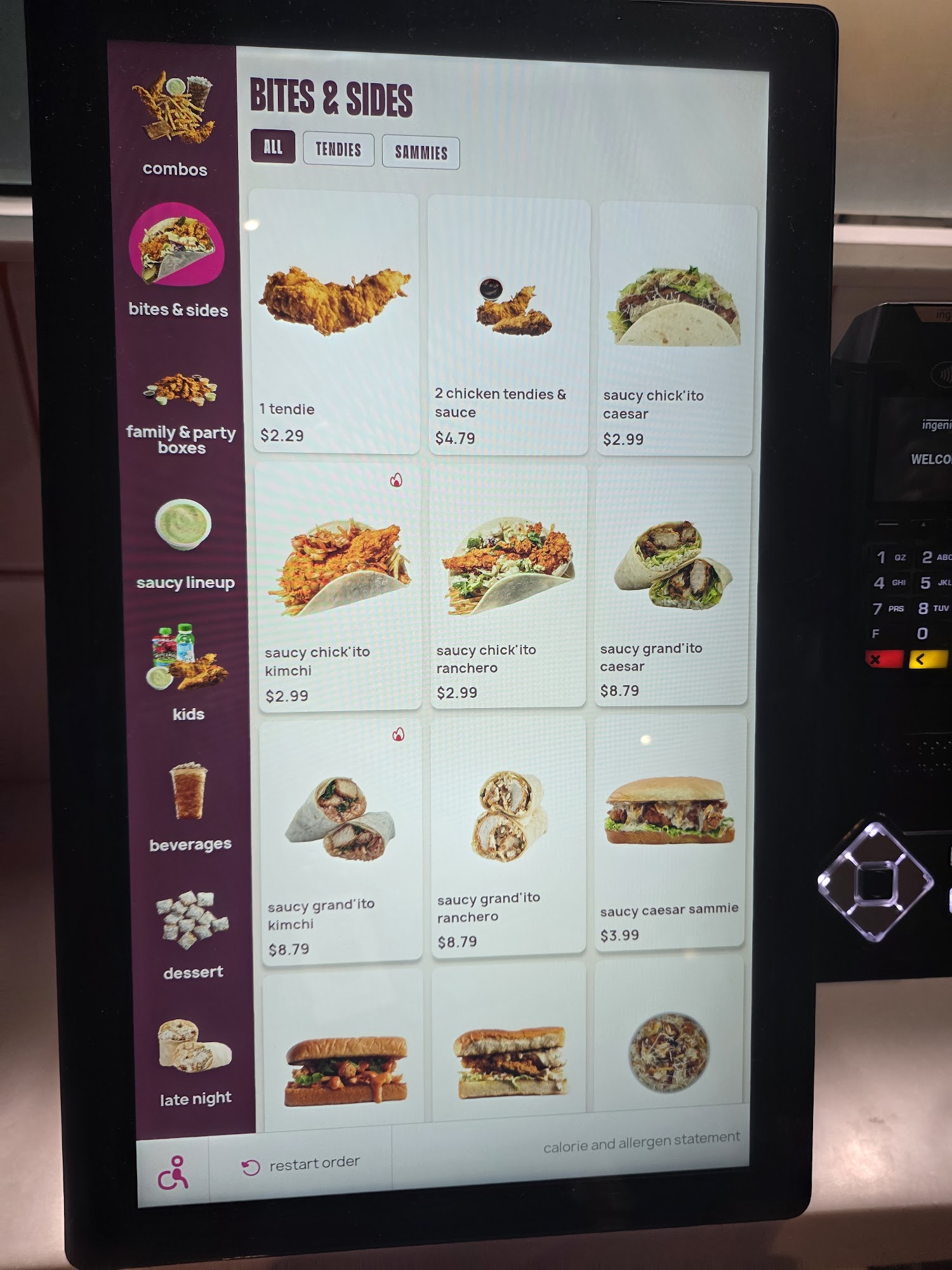 Saucy by KFC Menu