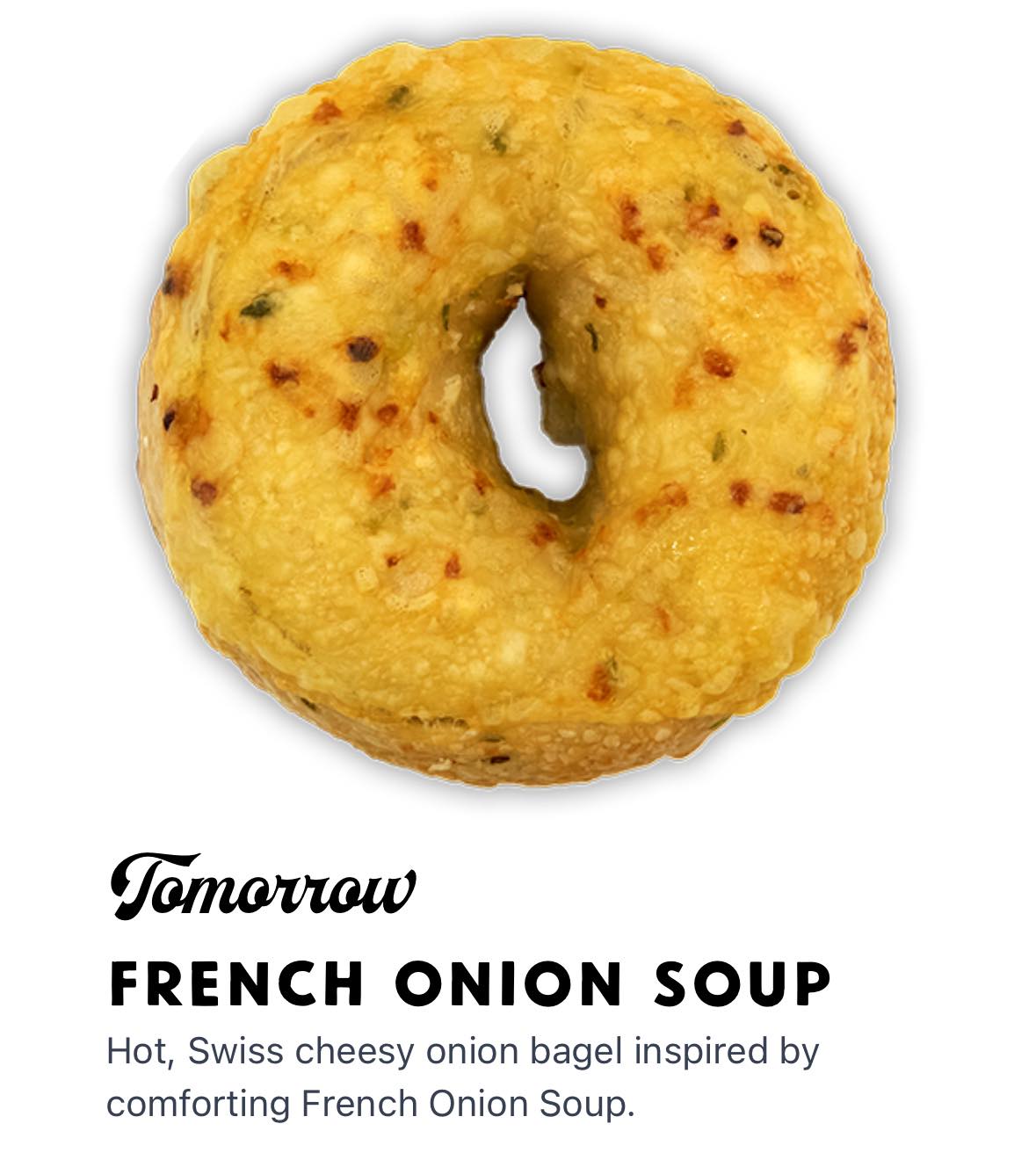 Jeff's Bagel Run Menu