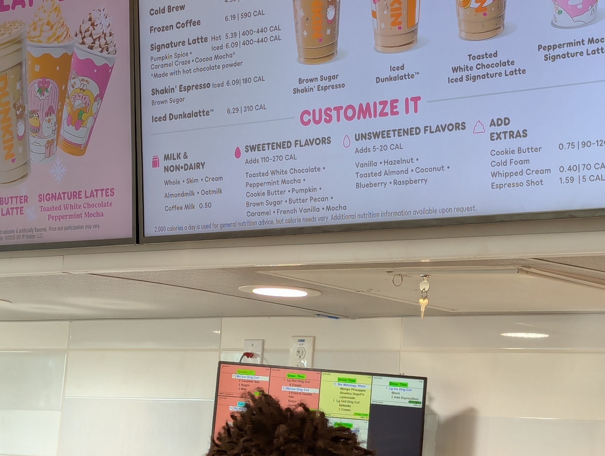 Dunkin' Menu