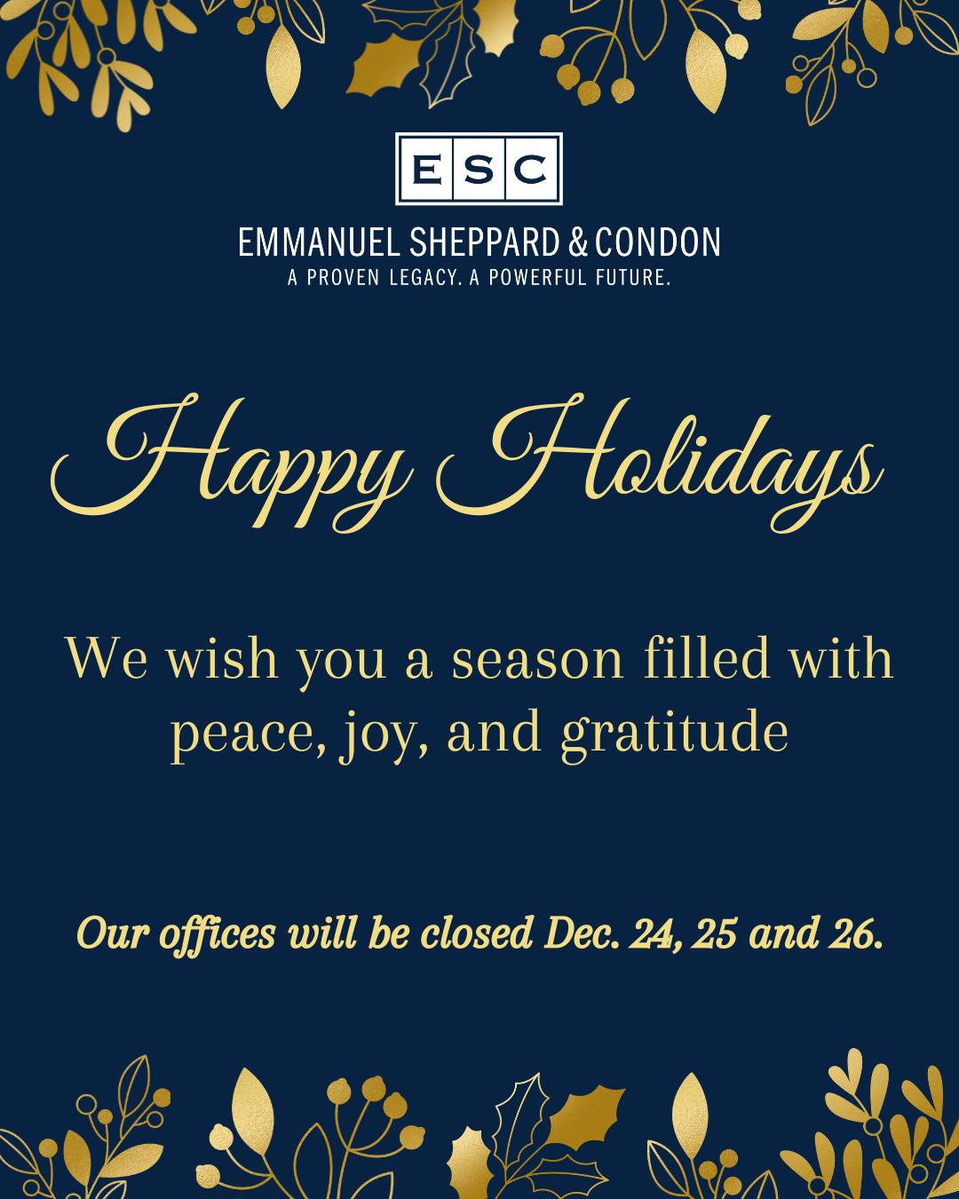 Emmanuel Sheppard & Condon