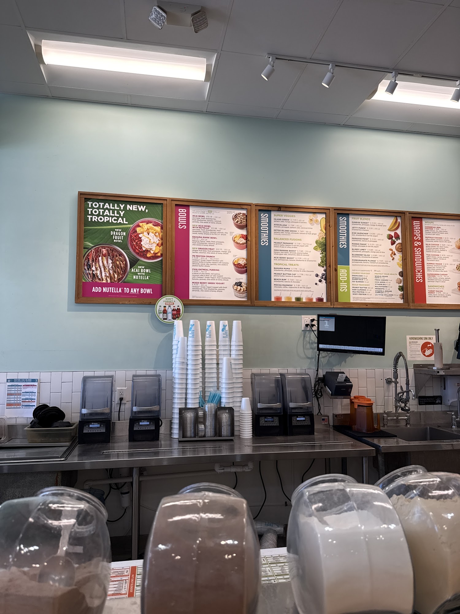 Tropical Smoothie Cafe Menu