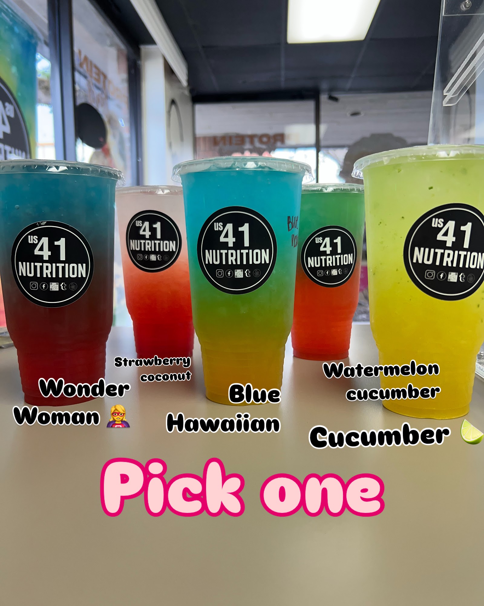 US 41 Nutrition Menu