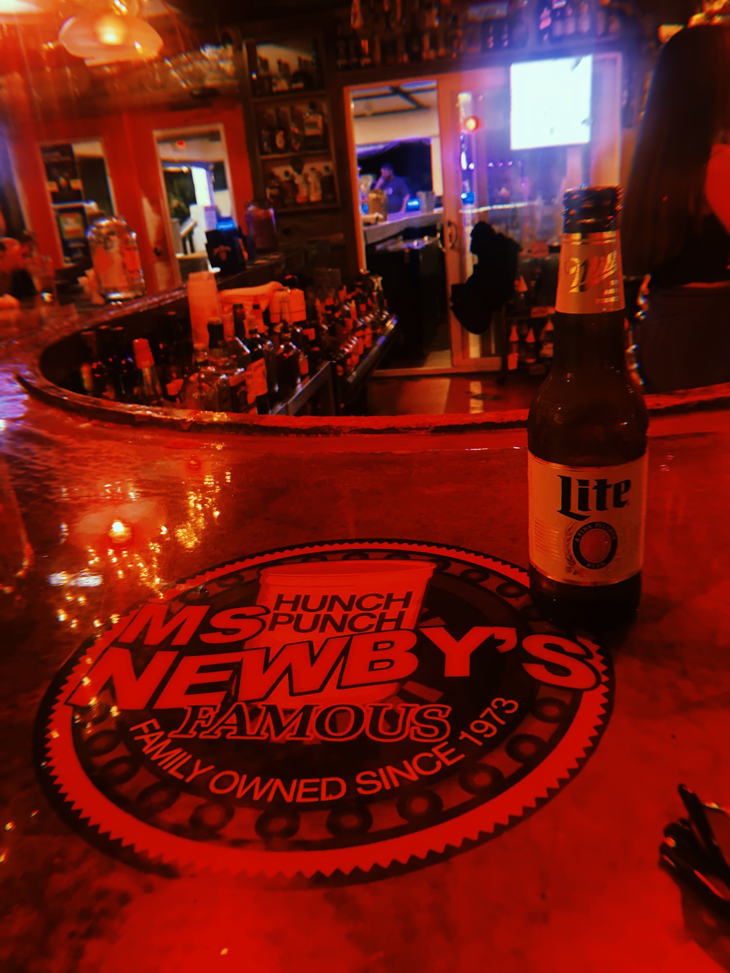 Ms Newby's Liquors Menu