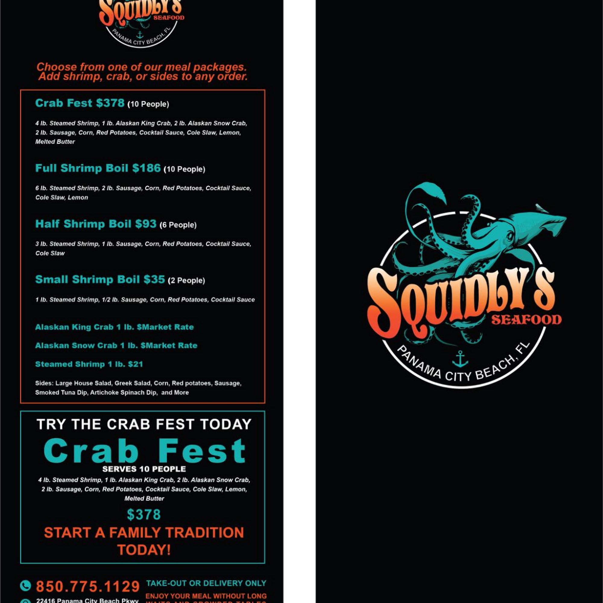 Squidly's Seafood Panama City Beach