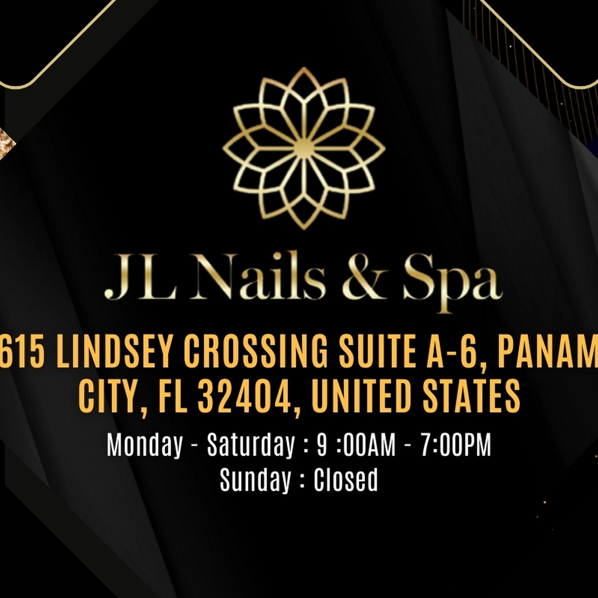 JL NAILS & SPA 4615 Lindsey Xing Suite A-6, Panama City Florida 32404